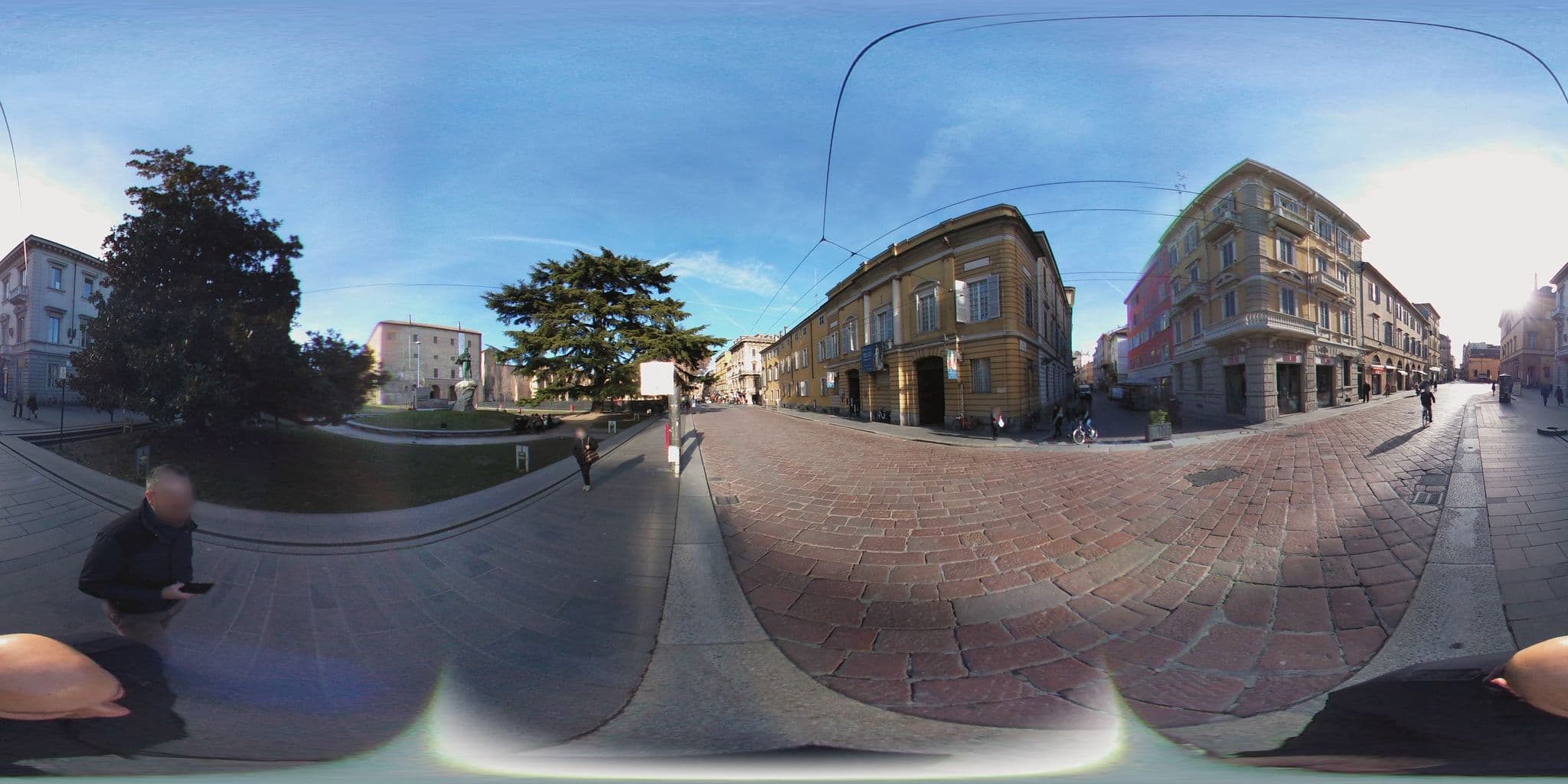 Street view near Opera B&B, Parma — © giorgiol (CC BY-SA · Mapillary)