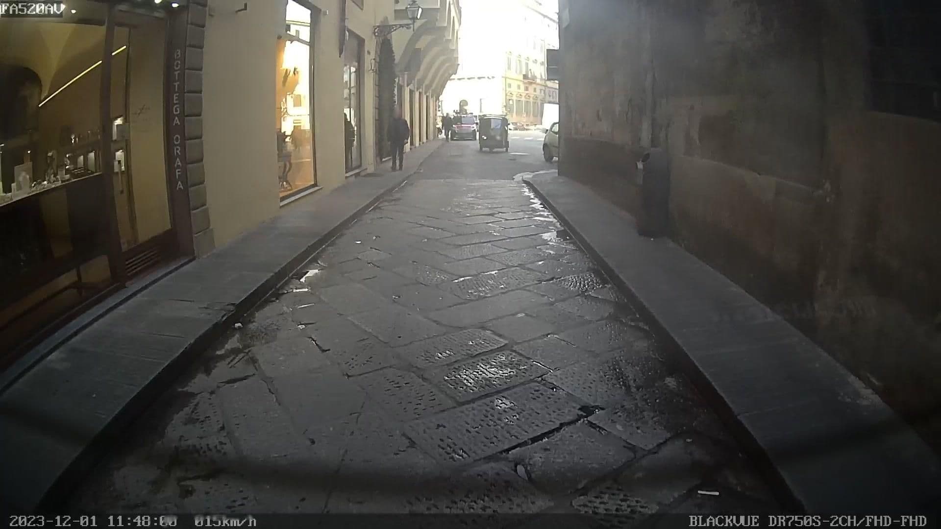 Street view near Capri Moon Guest House, Florence — © riccardofuziercayla (CC BY-SA · Mapillary)