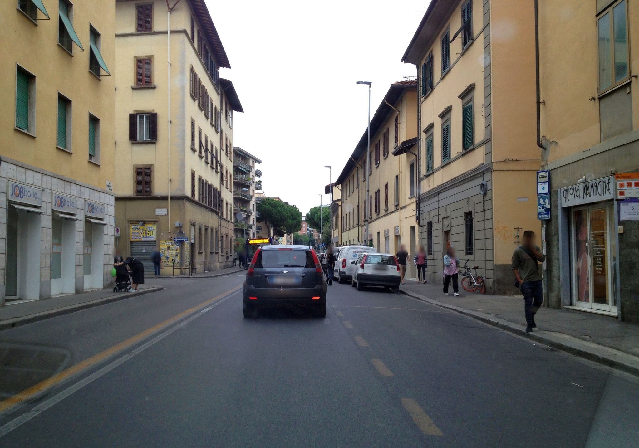 Street view near Villetta Bartolini, Florence — © istefanos (CC BY-SA · Mapillary)