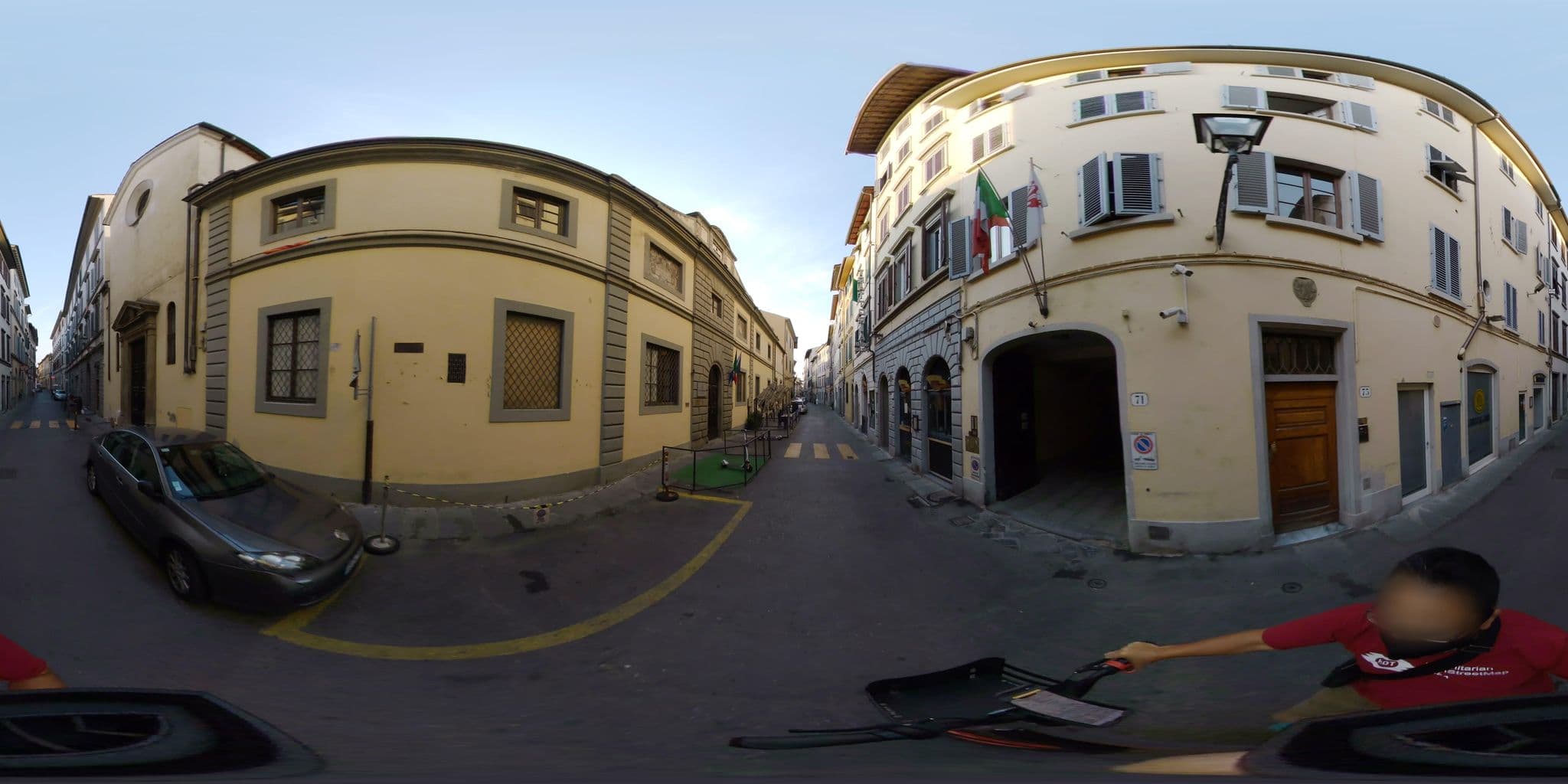 Street view near Hotel Merlini, Florence — © mapconcierge (CC BY-SA · Mapillary)