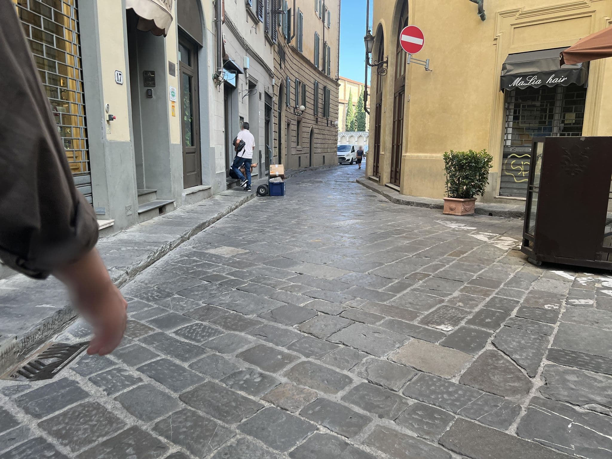Street view near Hotel Ferretti, Florence — © shogohirasawa (CC BY-SA · Mapillary)