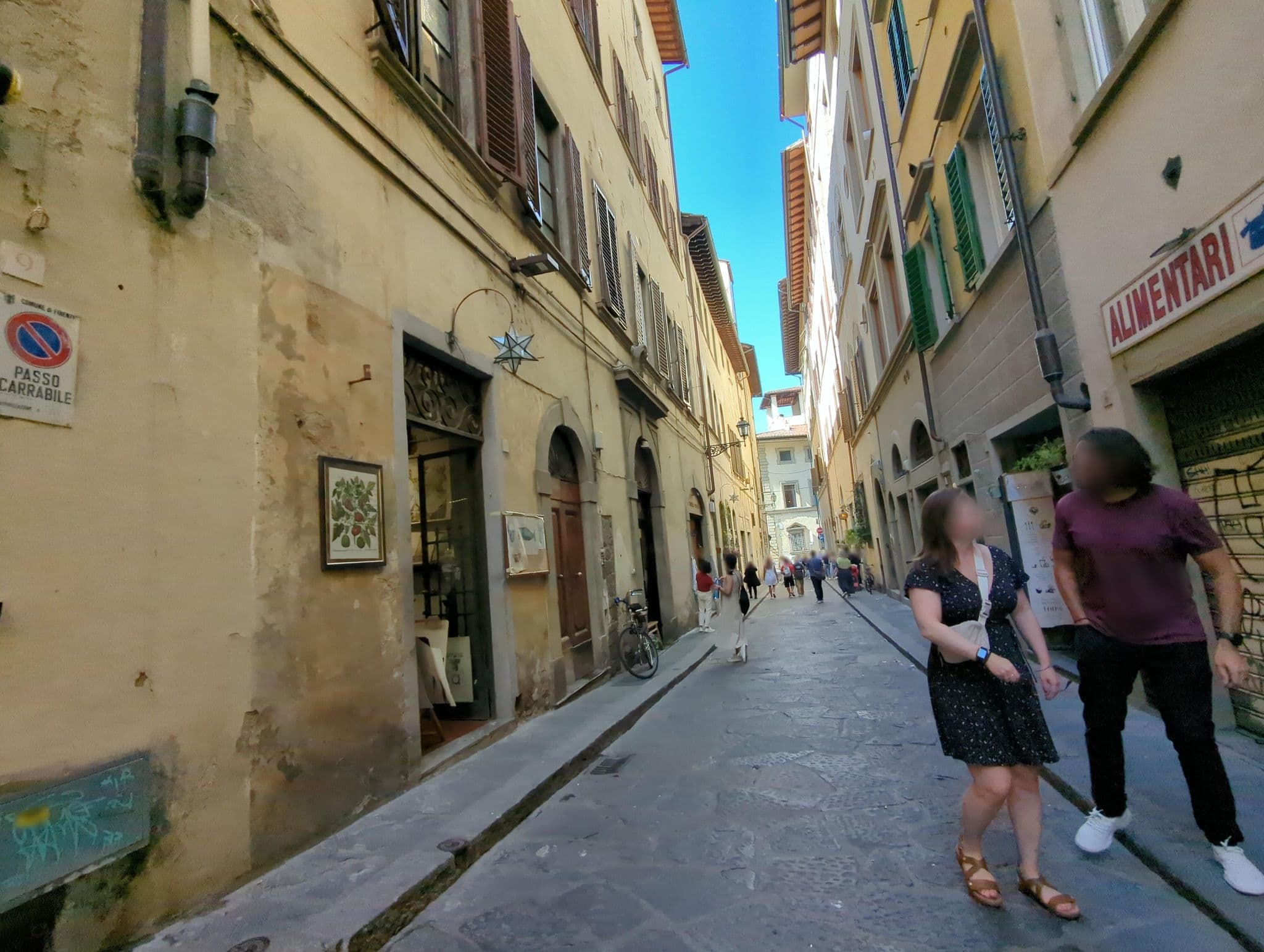 Street view near Pitti Glamour Apartment, Florence — © ente (CC BY-SA · Mapillary)