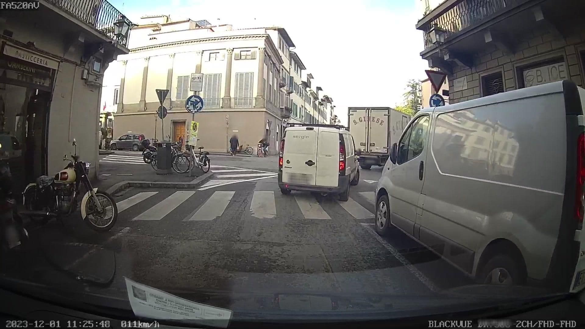 Street view near Hotel Borgo, Florence — © riccardofuziercayla (CC BY-SA · Mapillary)