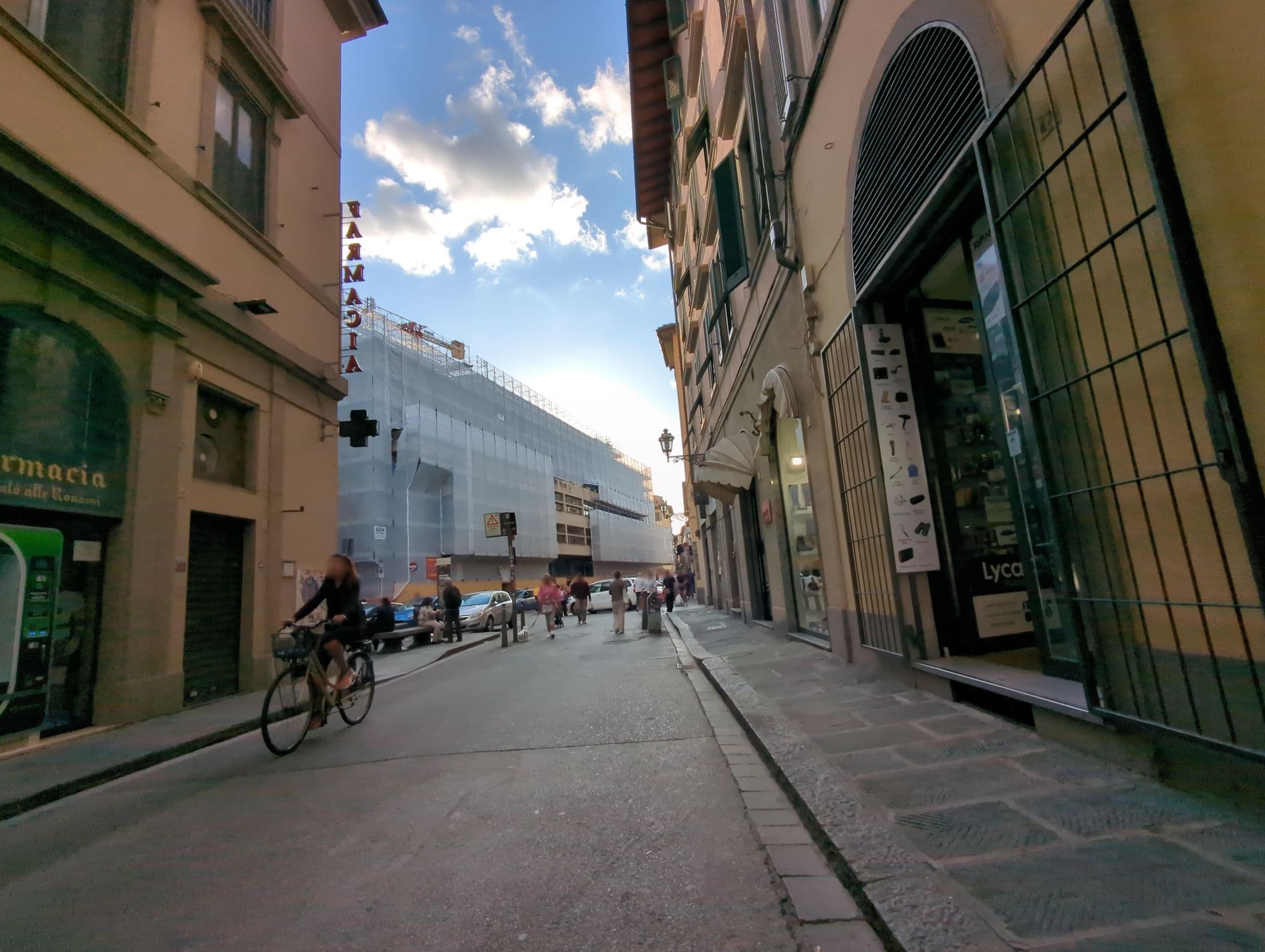 Street view near Blu Notte Guest House, Campo di Marte — © ente (CC BY-SA · Mapillary)