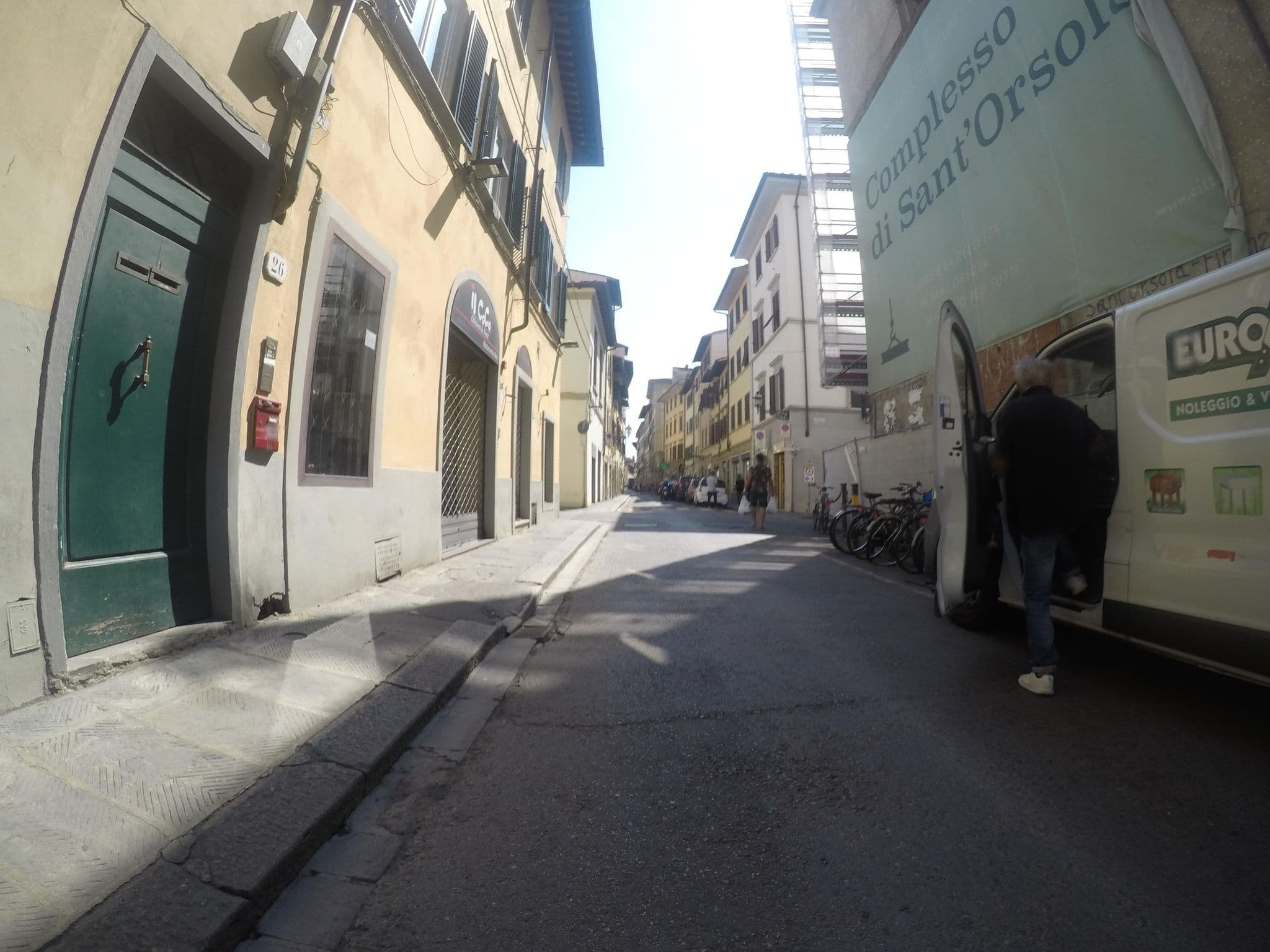 Street view near Fani Hotel, Florence — © chrisbeddow (CC BY-SA · Mapillary)