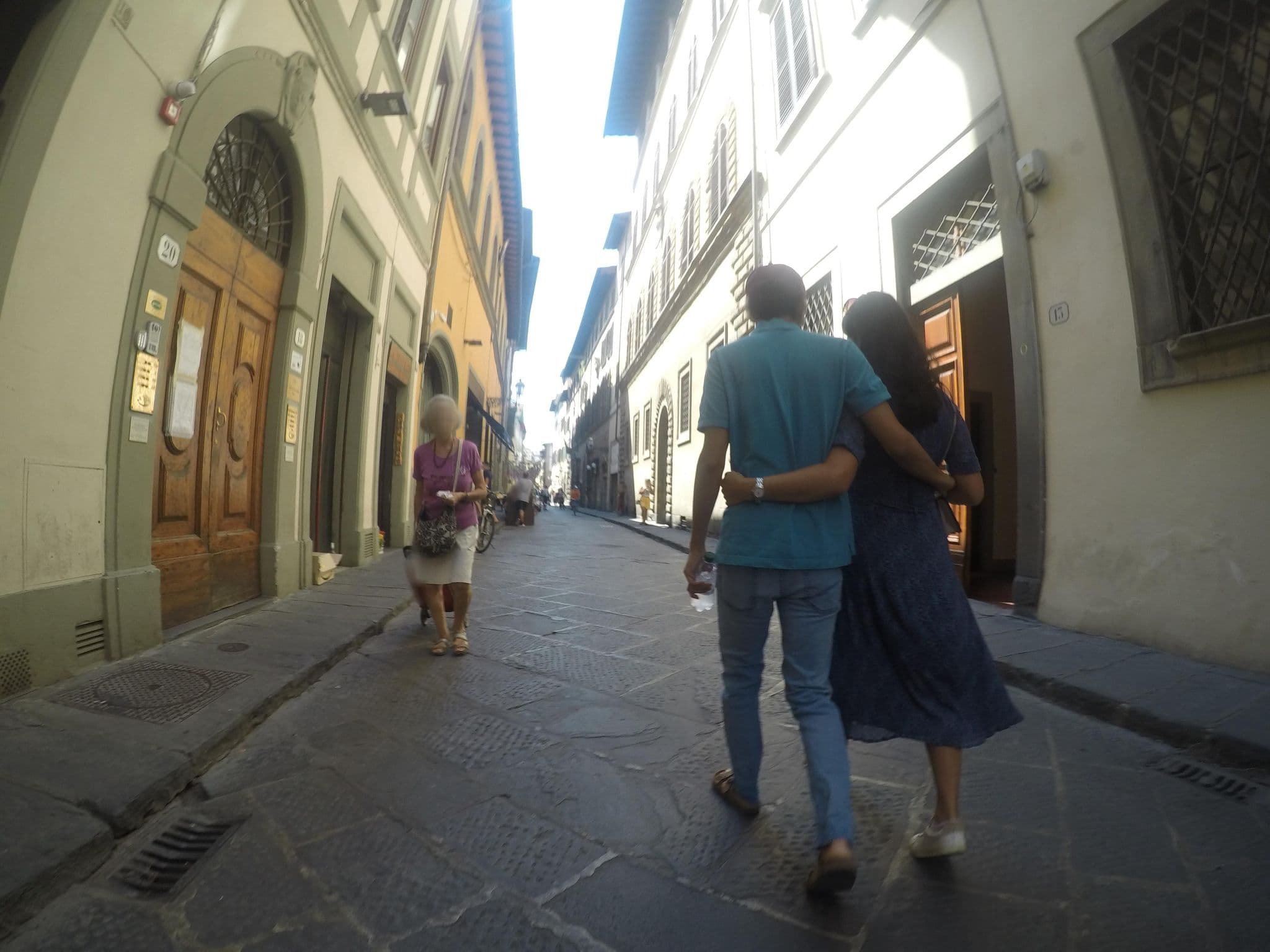 Street view near Hotel Casci, Florence — © chrisbeddow (CC BY-SA · Mapillary)