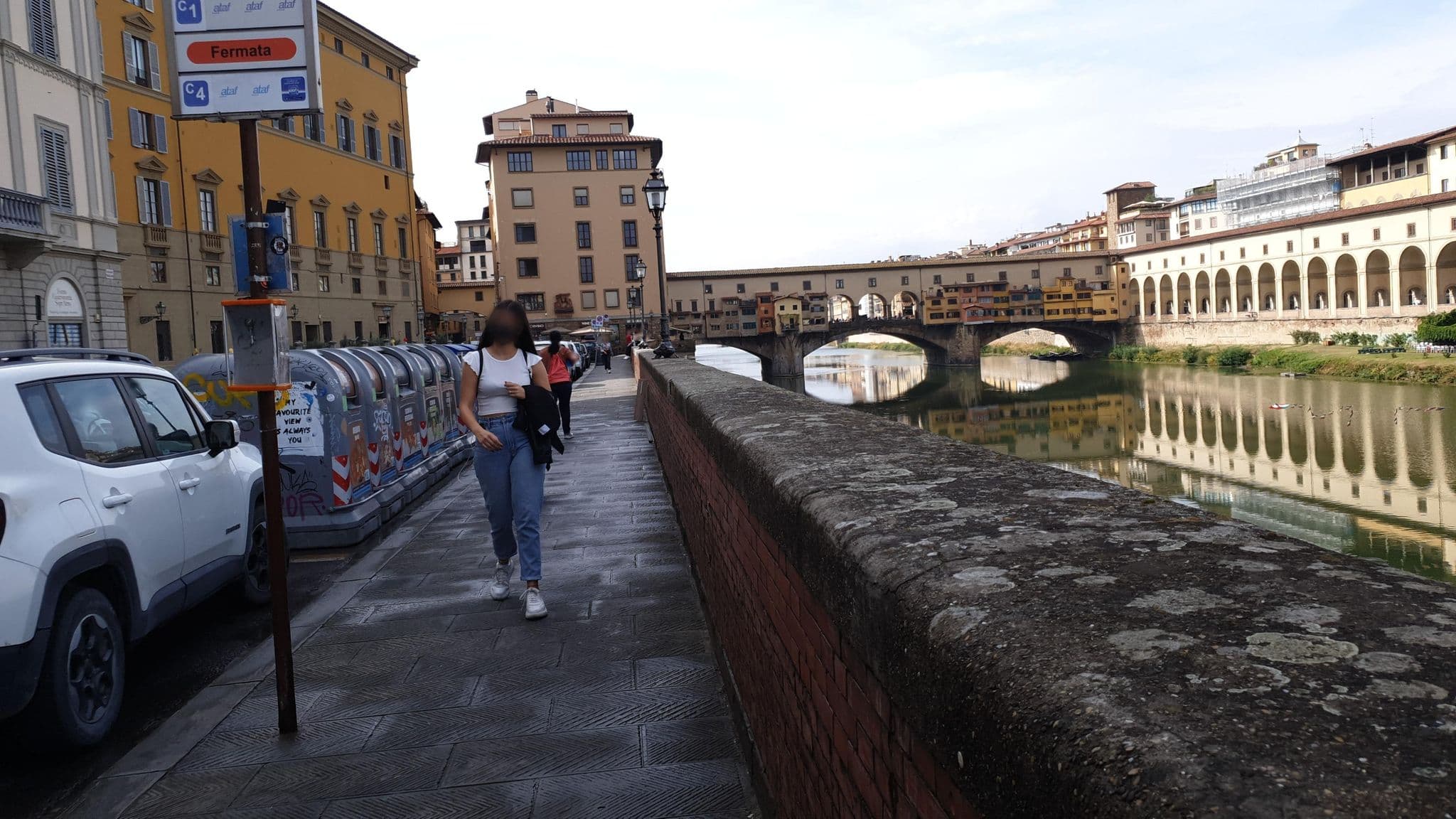Street view near Rinascimento Palace, Florence — © jopparn (CC BY-SA · Mapillary)