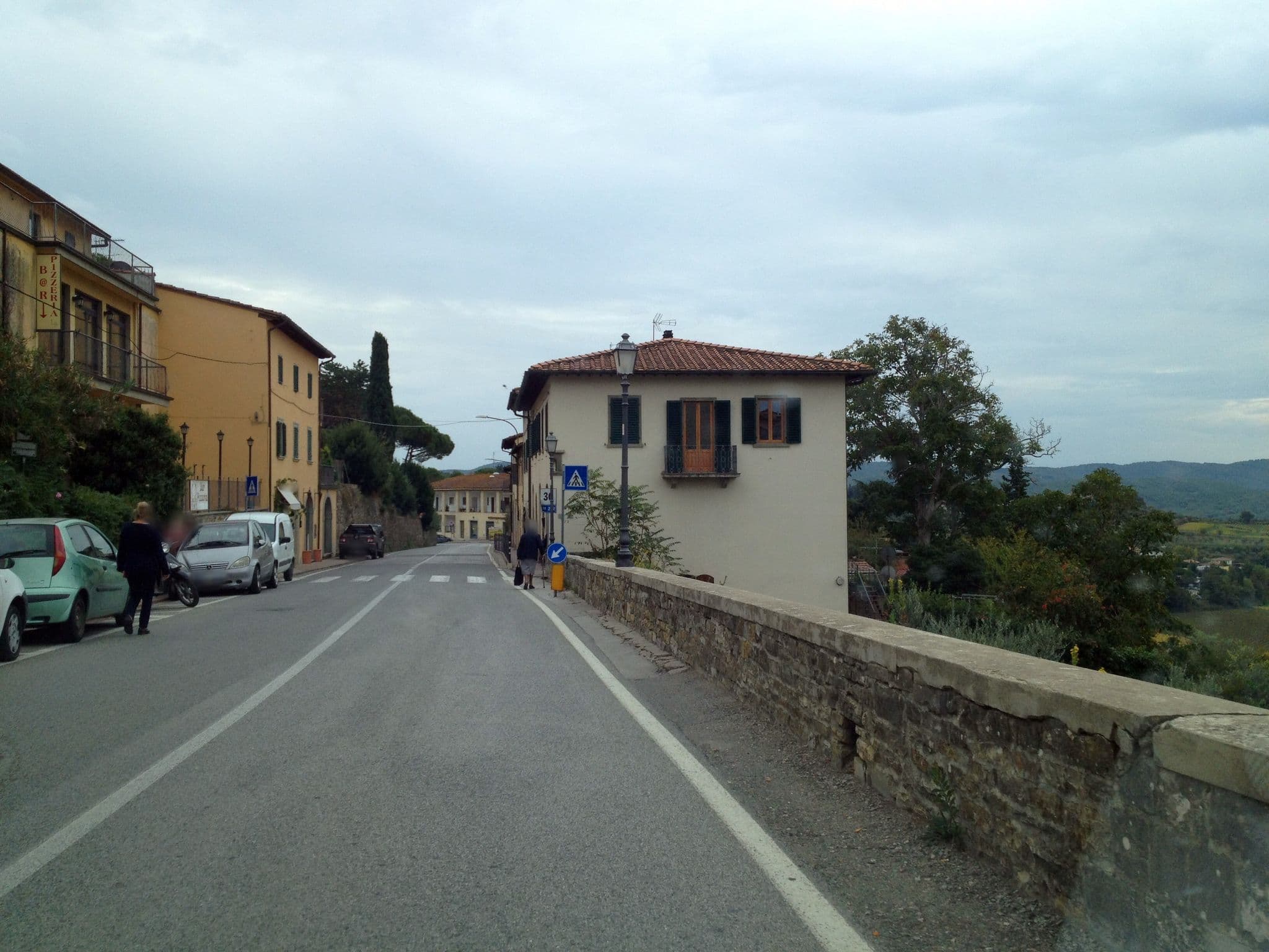 Street view near Damario Panorama, Panzano in Chianti — © istefanos (CC BY-SA · Mapillary)