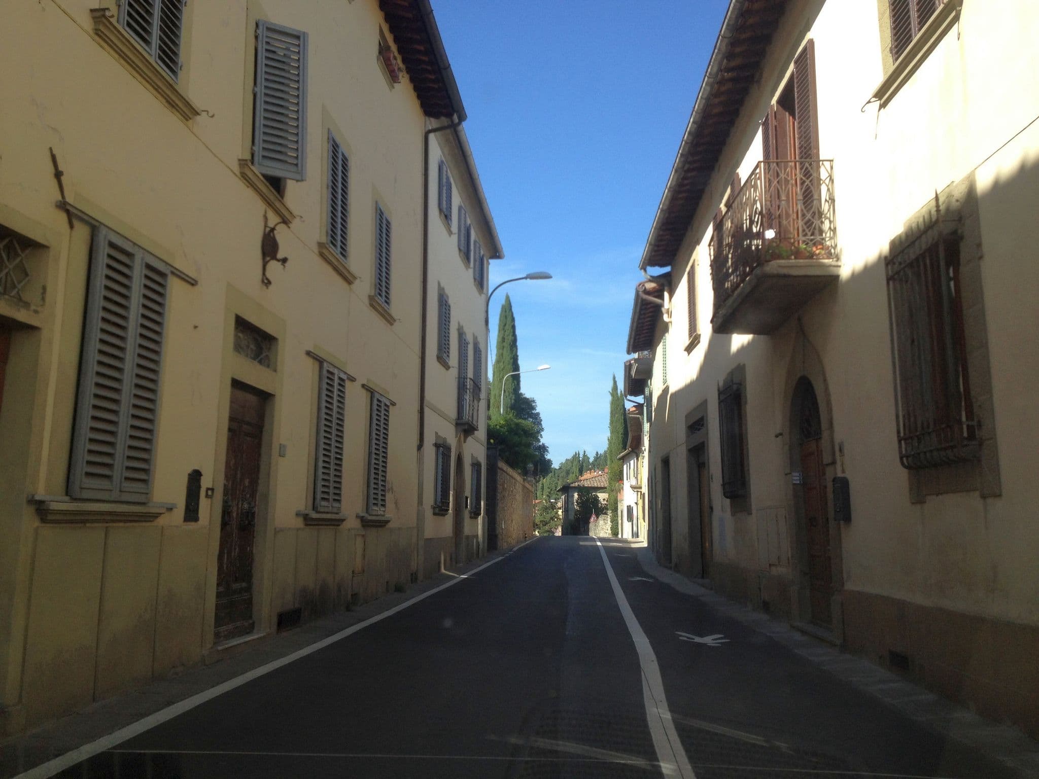 Street view near Terrazza a Campana, Panzano in Chianti — © istefanos (CC BY-SA · Mapillary)