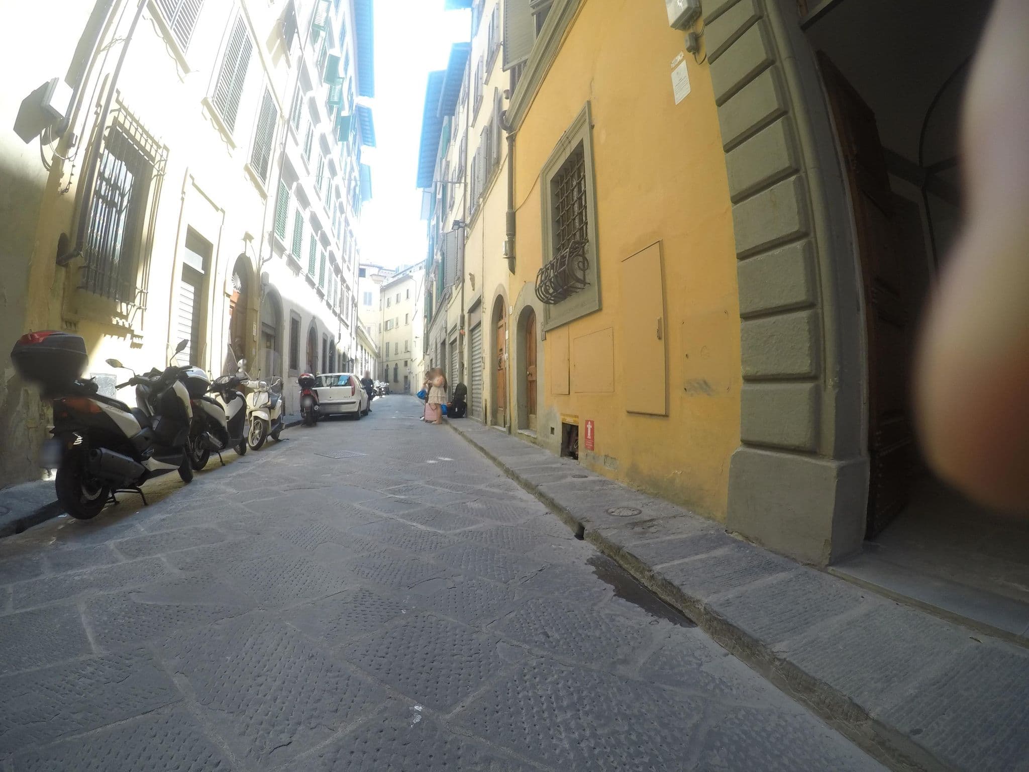 Street view near Hotel Burchianti, Florence — © chrisbeddow (CC BY-SA · Mapillary)