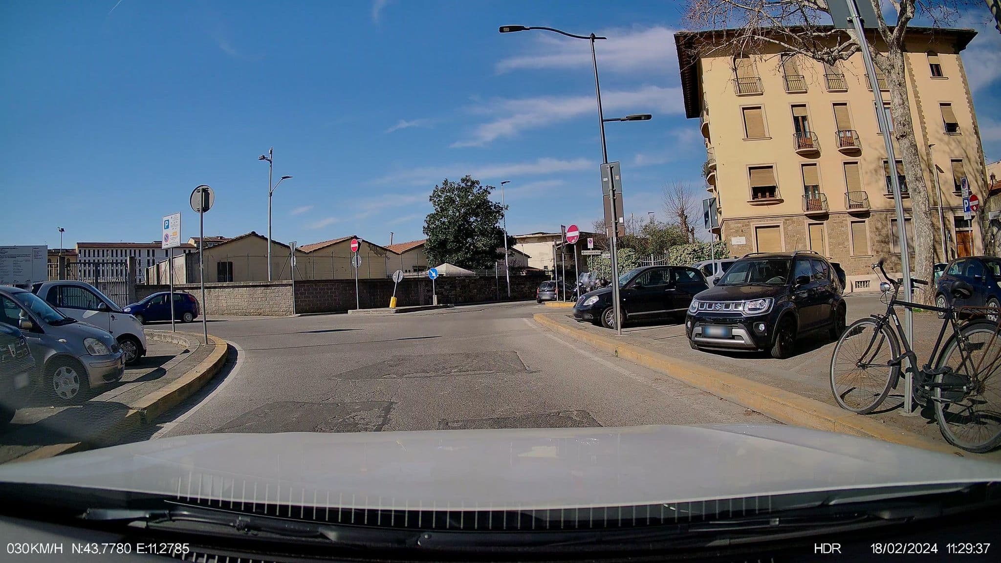 Street view near Florence Stadium B&B Hotel, Campo di Marte — © Hrabroslav (CC BY-SA · Mapillary)