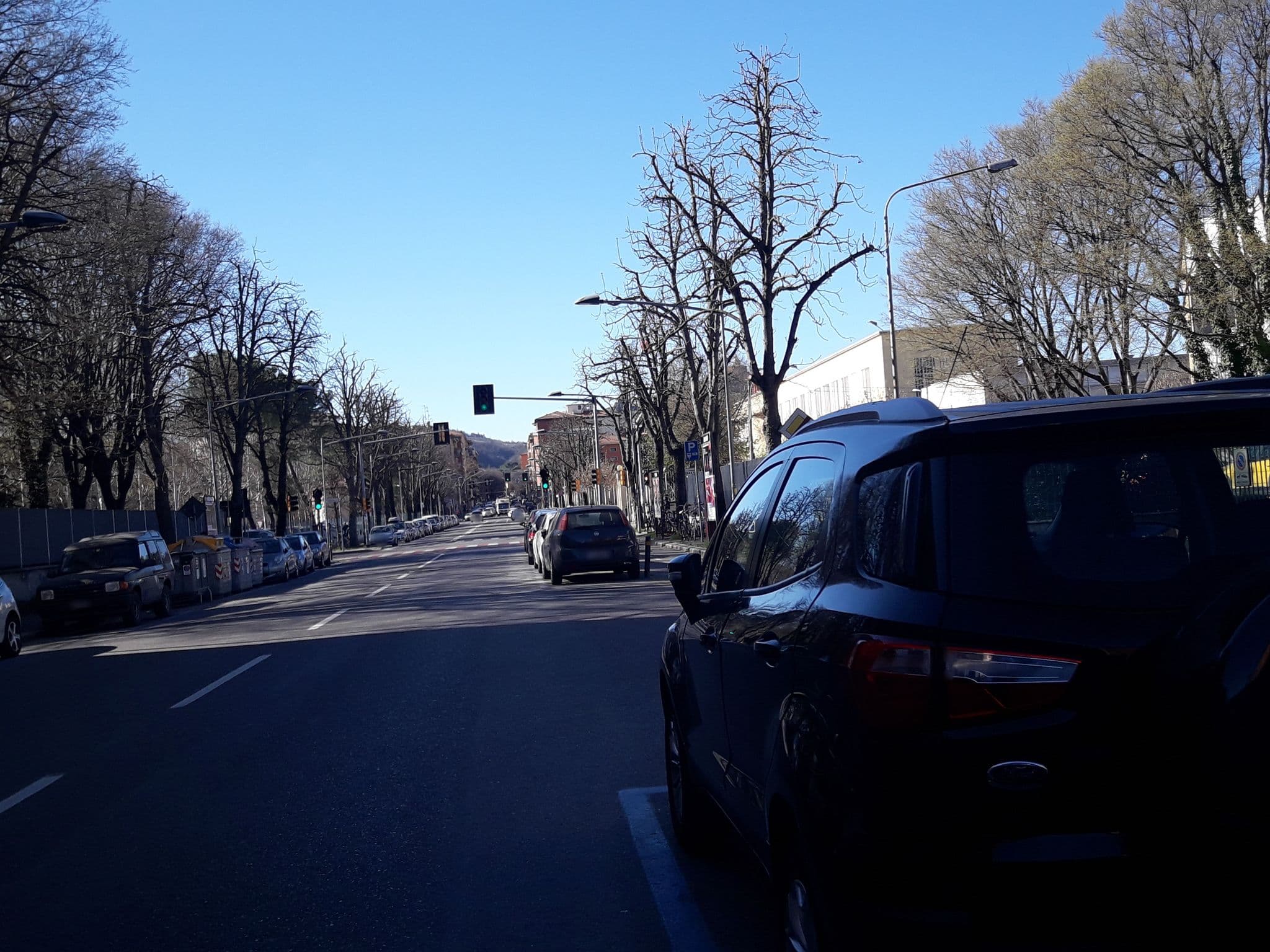 Street view near Casa Montanari B&B, Bologna — © raffaeletrombetta (CC BY-SA · Mapillary)