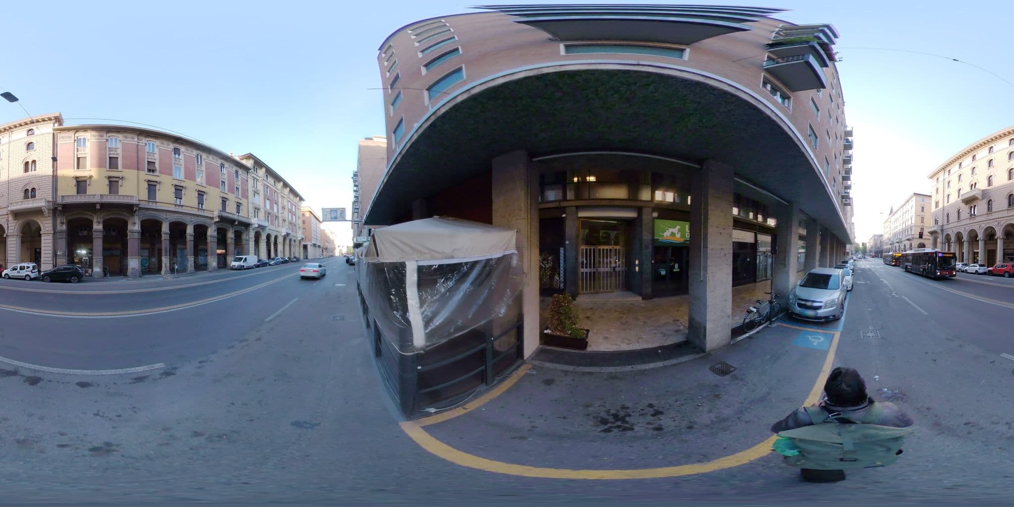 Street view near Residenza Irnerio, Bologna — © mapconcierge (CC BY-SA · Mapillary)