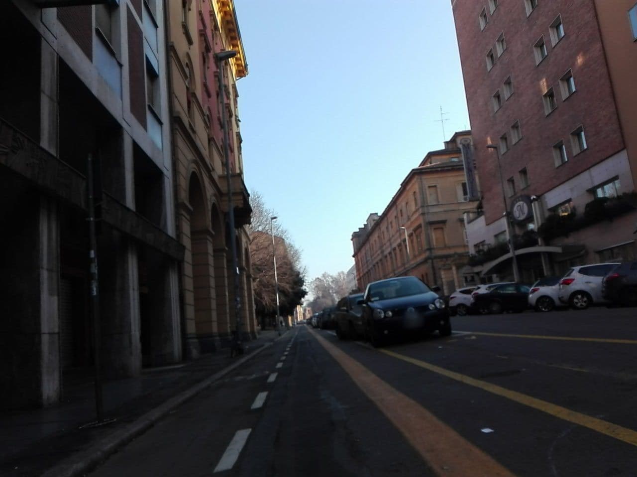 Street view near Millenn Hotel, Bologna — © msanti (CC BY-SA · Mapillary)