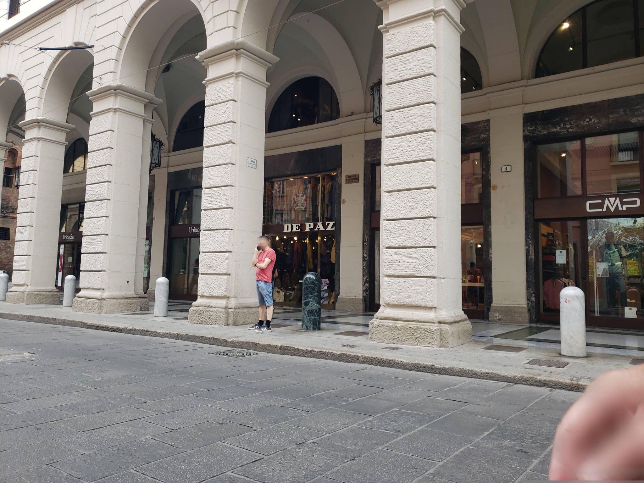 Street view near Centrale, Bologna — © mapfool (CC BY-SA · Mapillary)