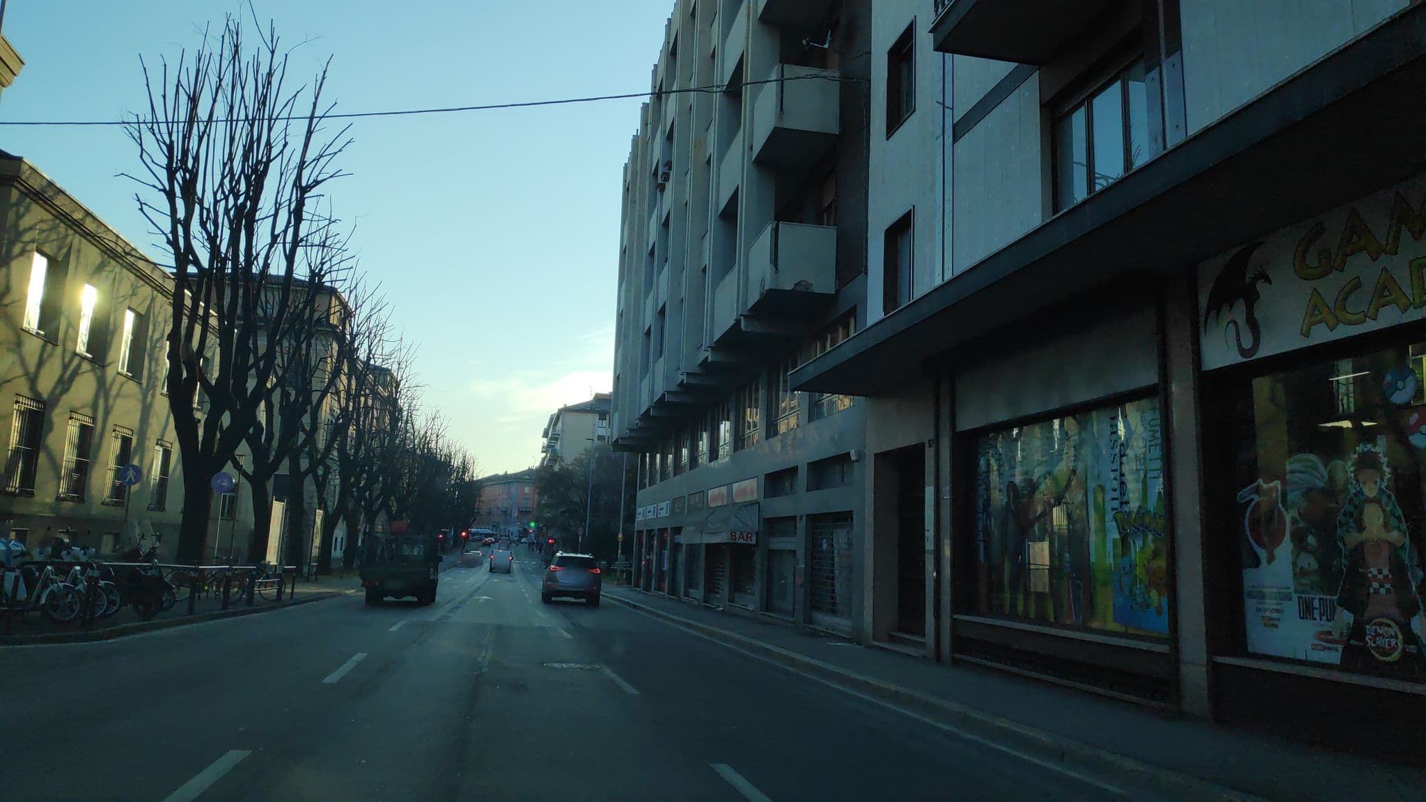 Street view near Idea Hotel, Bergamo — © marcuscalabresus (CC BY-SA · Mapillary)