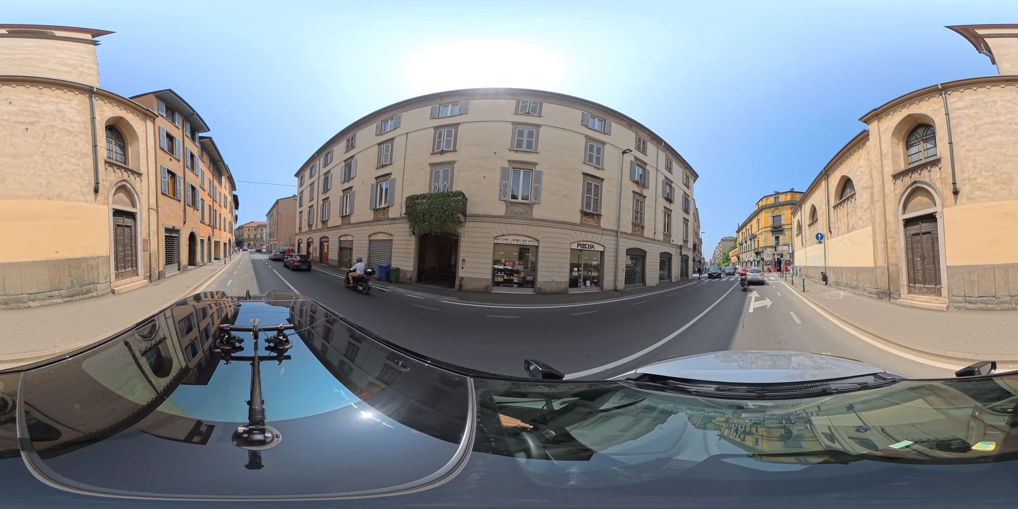 Street view near Home Sweet Home Apartment, Bergamo — © Polinomia (CC BY-SA · Mapillary)