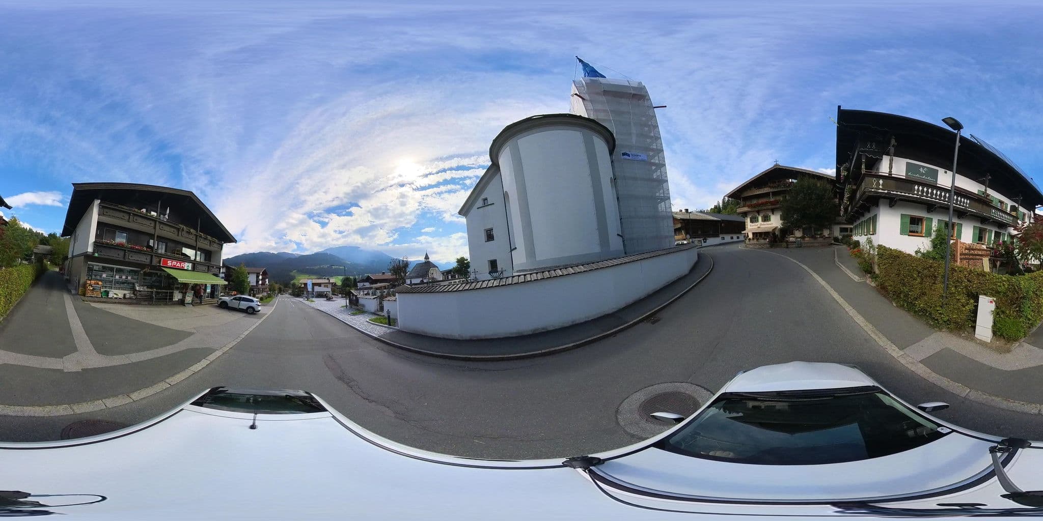 Street view near Frühstückspension Hinterholzer, Scheffau am Wilden Kaiser — © osmplus_org (CC BY-SA · Mapillary)