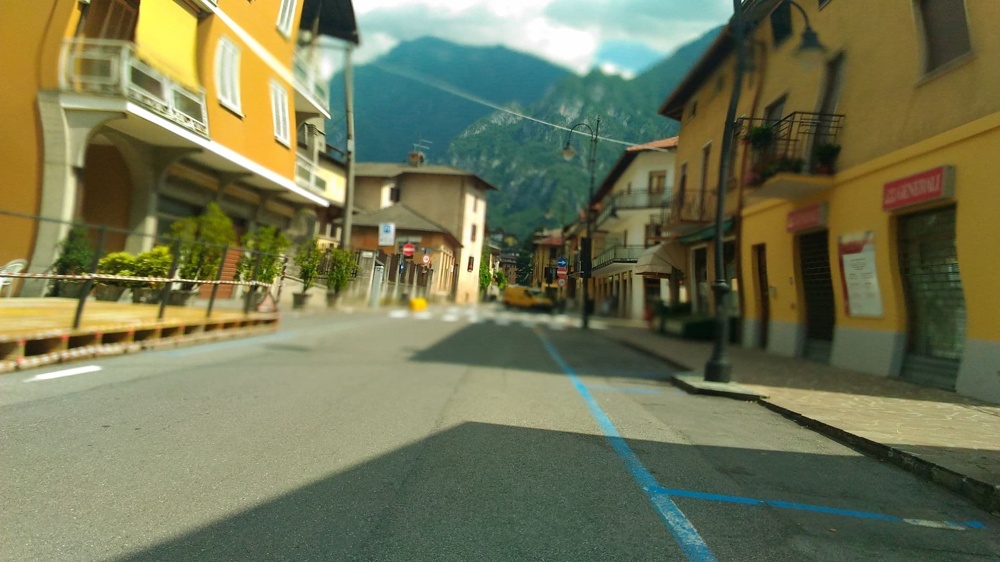 Street view near B&B Il Respiro dell' Anima, Piazza Brembana — © vivilabici (CC BY-SA · Mapillary)