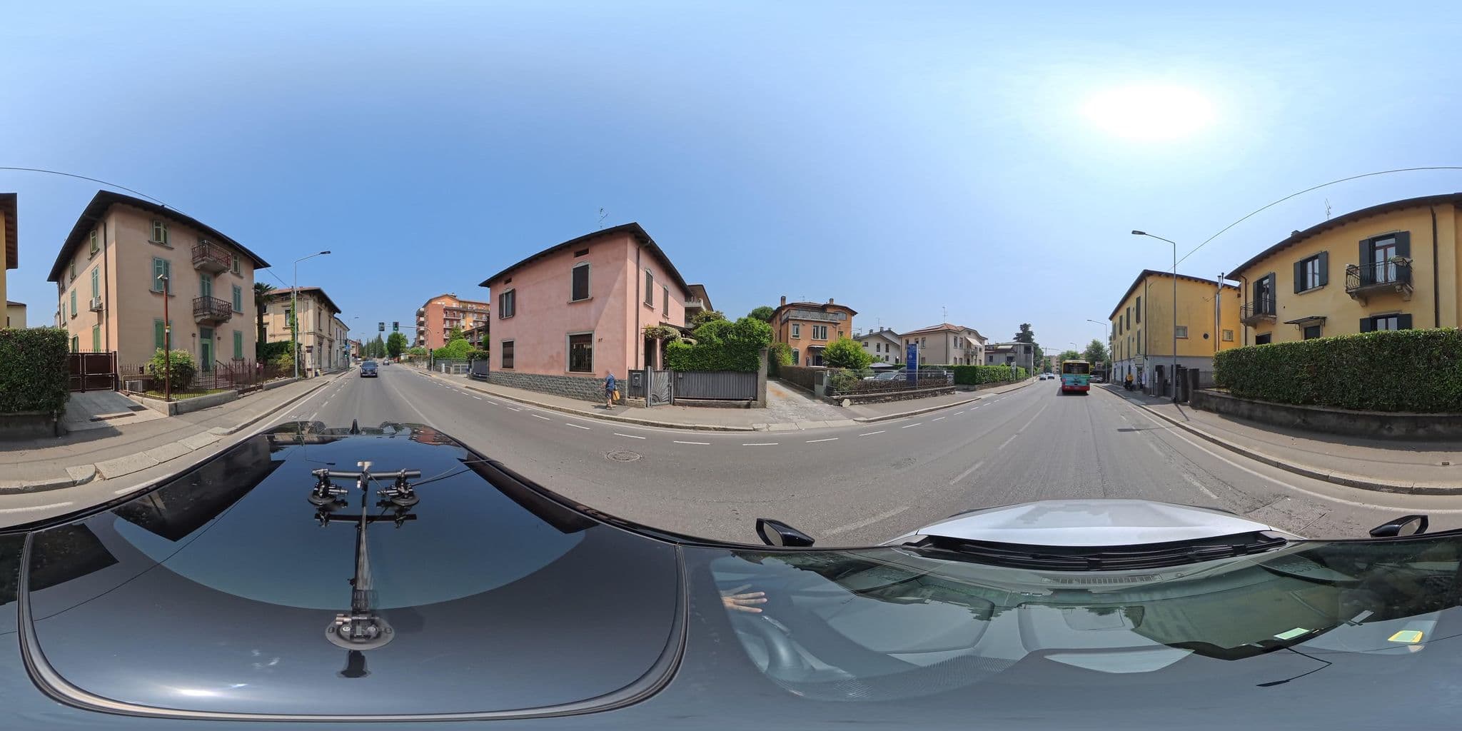 Street view near La Supernova, Bergamo — © Polinomia (CC BY-SA · Mapillary)