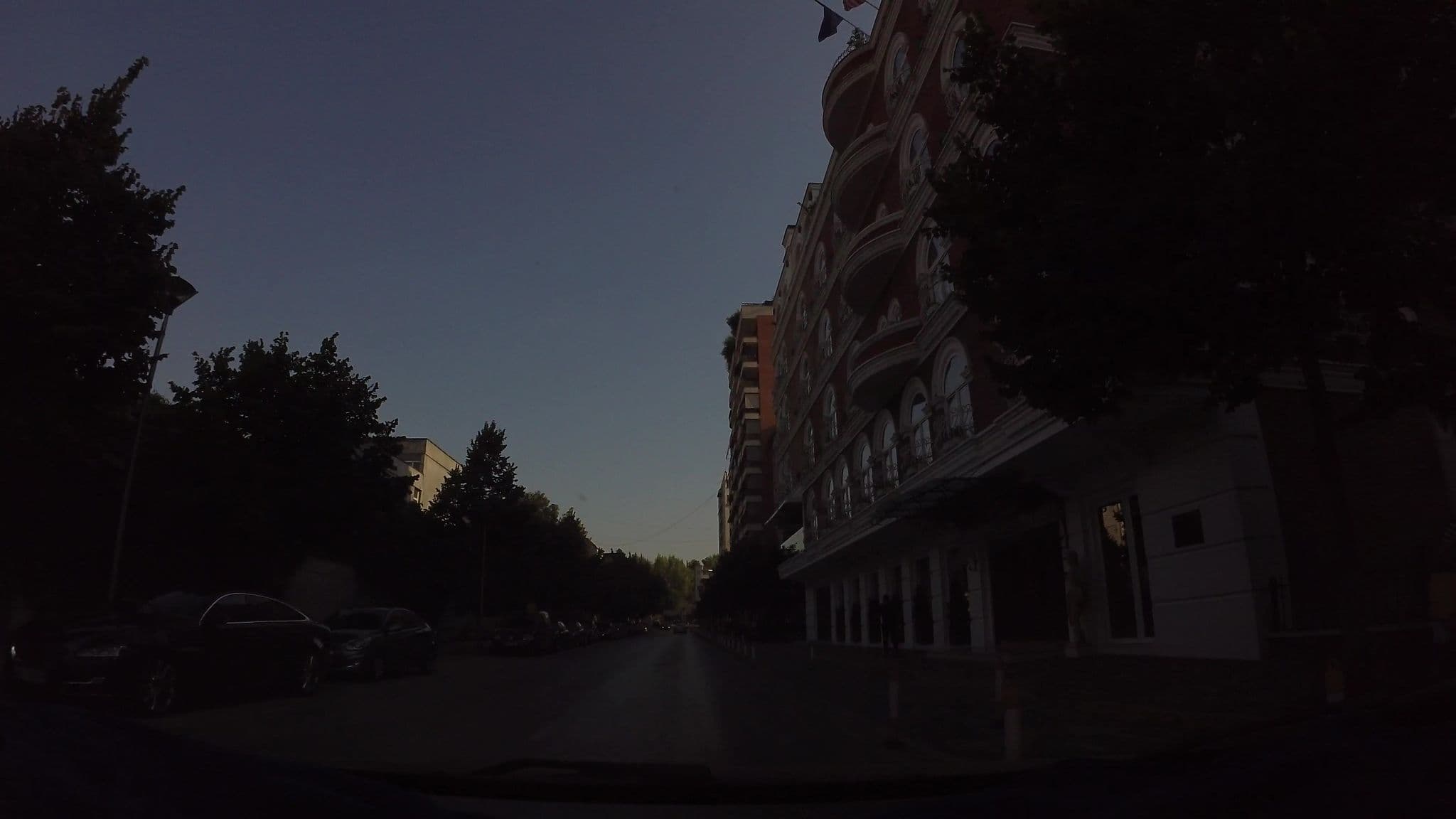 Street view near Xheko Imperial, Tirana
