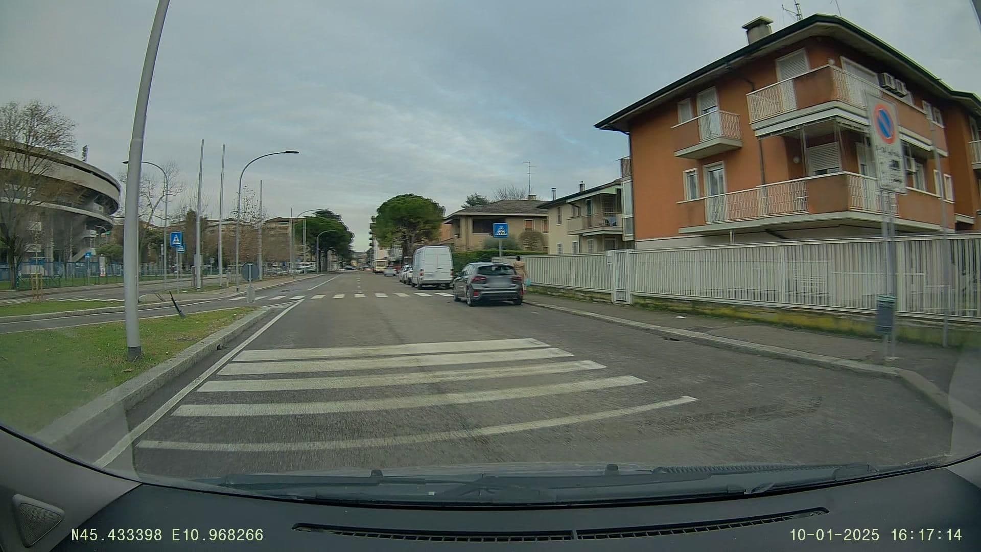 Street view near Olimpia House room, Verona — © Jacopo86 (CC BY-SA · Mapillary)