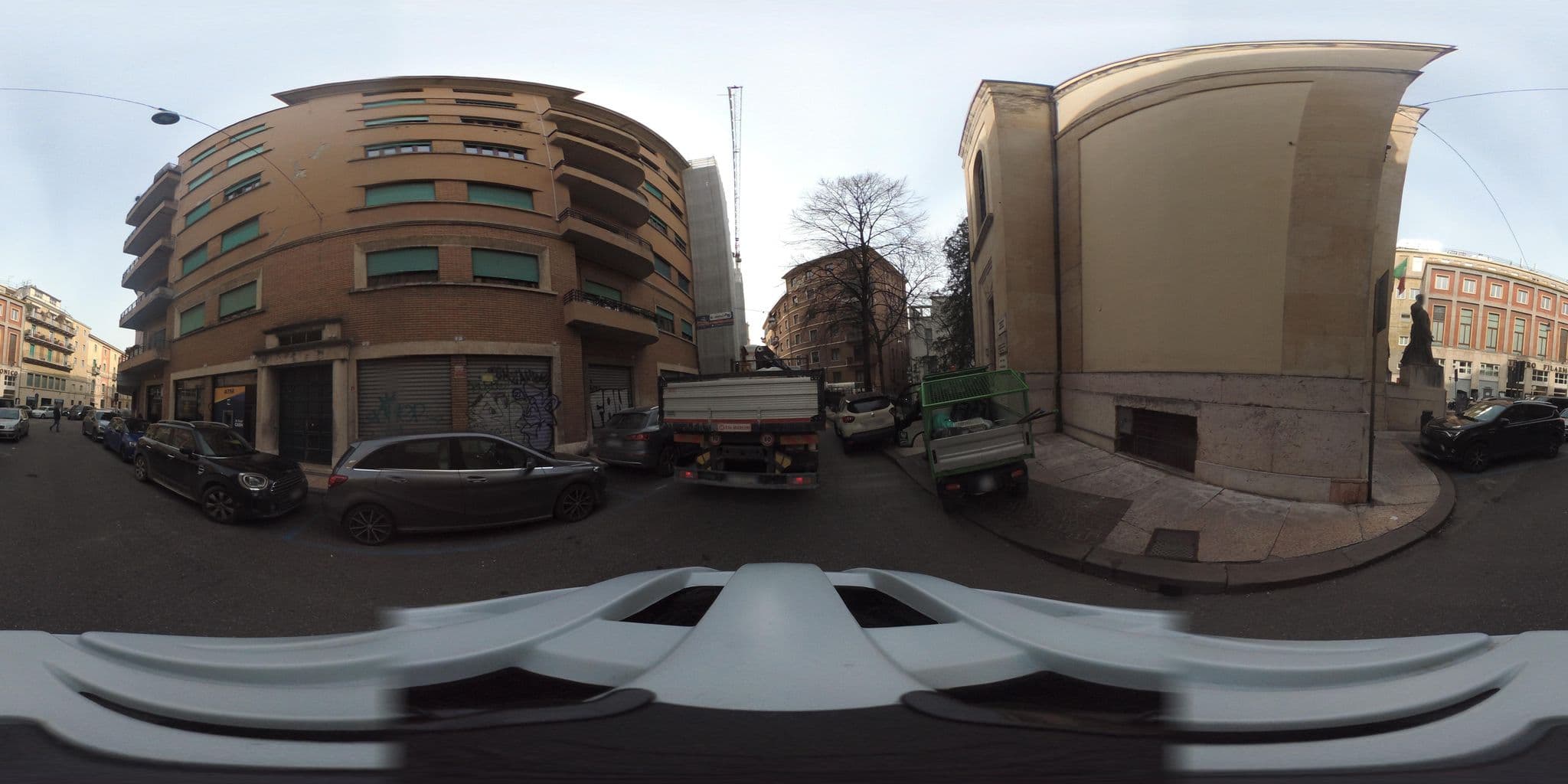 Street view near Al Filharmonico, Verona — © giubar (CC BY-SA · Mapillary)