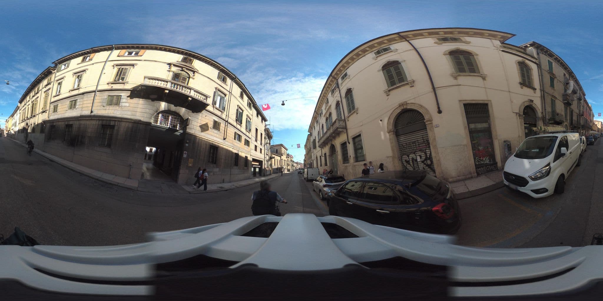 Street view near B&b Aurelia, Verona — © giubar (CC BY-SA · Mapillary)