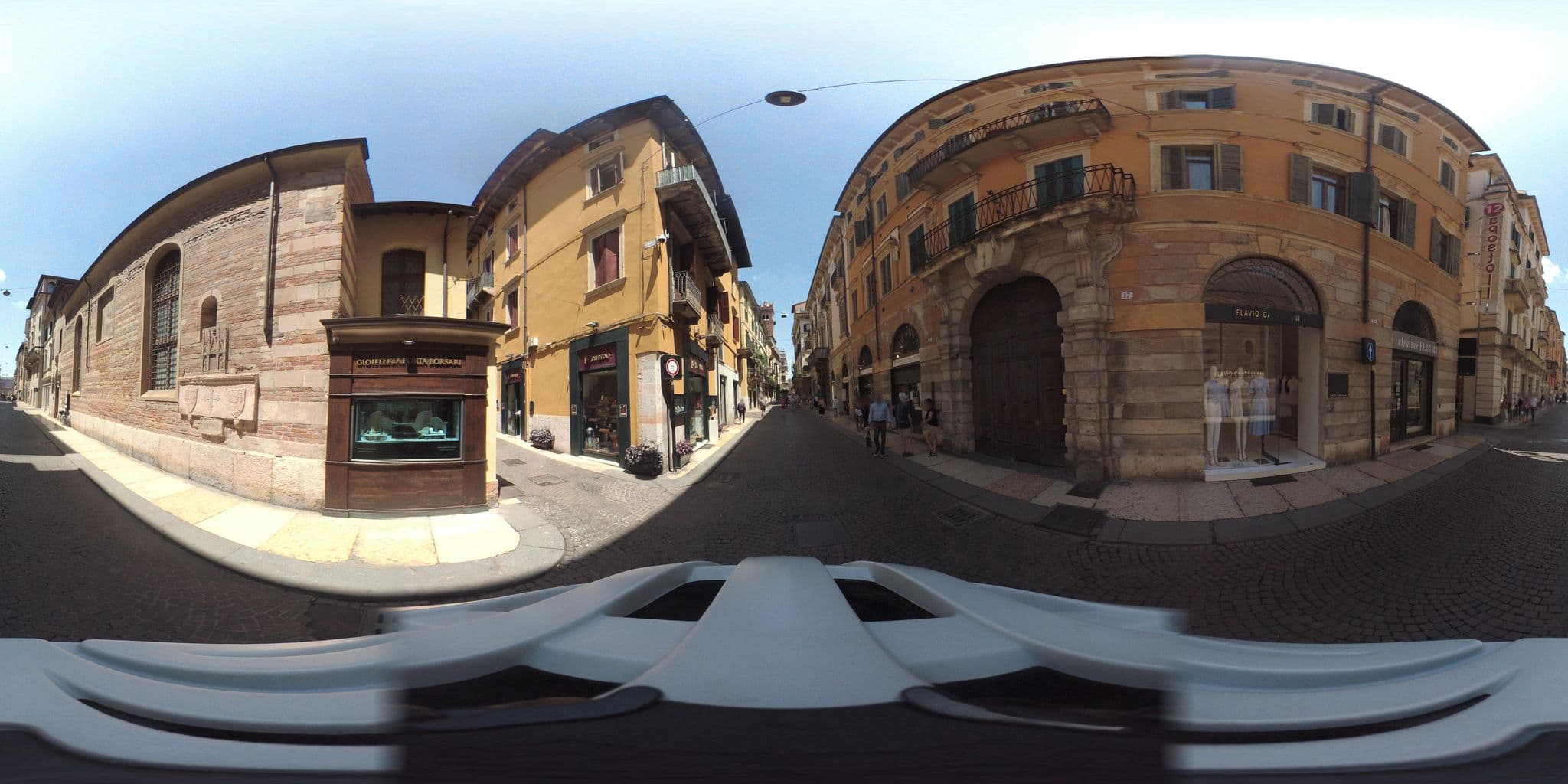 Street view near Billie's Flat WHITE - art & design apt in Verona historic centre, Verona — © giubar (CC BY-SA · Mapillary)