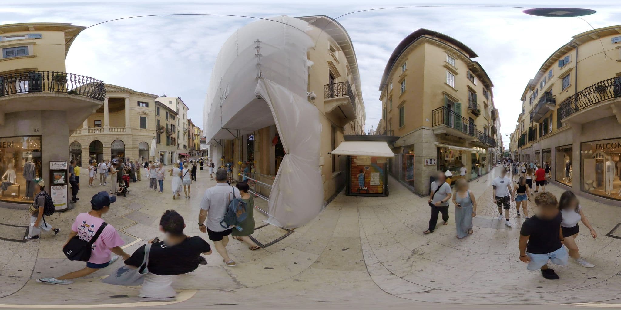 Street view near Anfiteatro B&B, Verona — © mapconcierge (CC BY-SA · Mapillary)