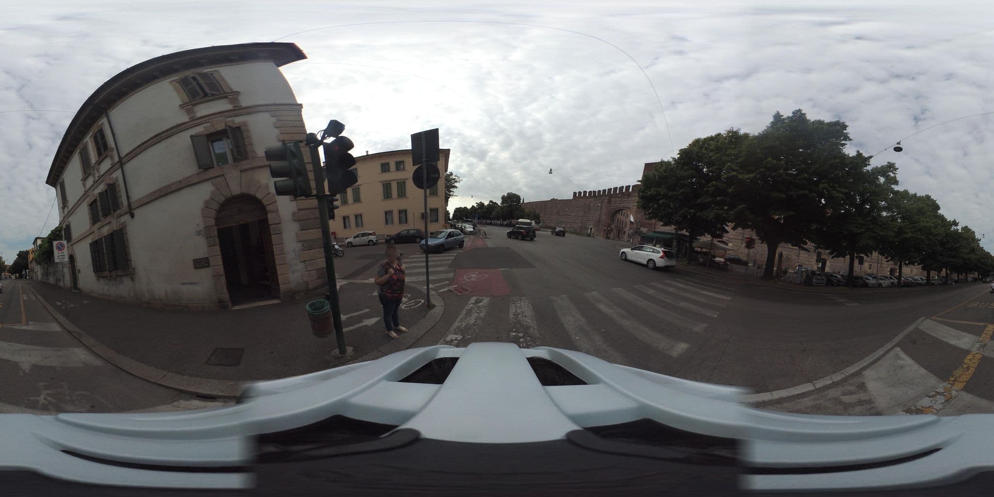 Street view near Palazzo Fracastoro, Verona — © giubar (CC BY-SA · Mapillary)