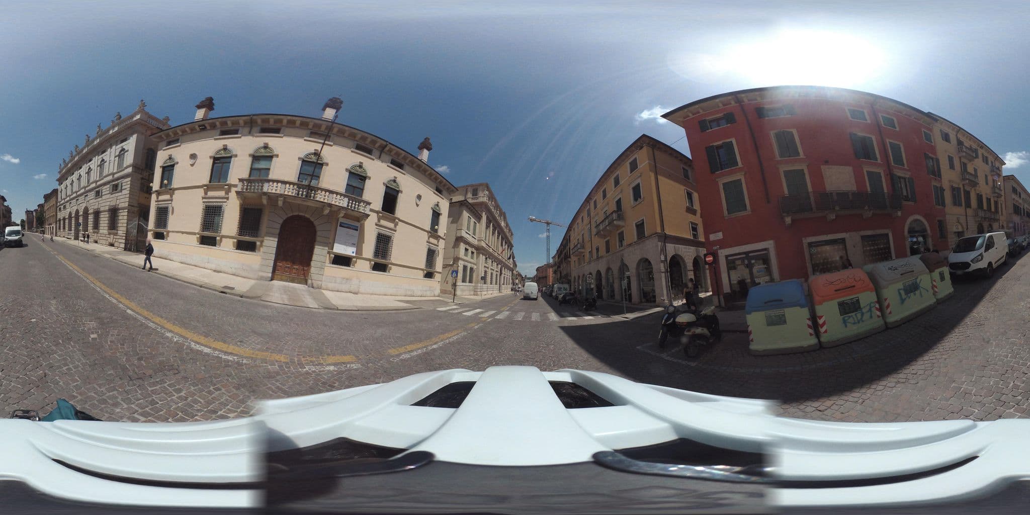 Street view near Rooms Castelvecchio - Palazzo Canossa, Verona — © giubar (CC BY-SA · Mapillary)