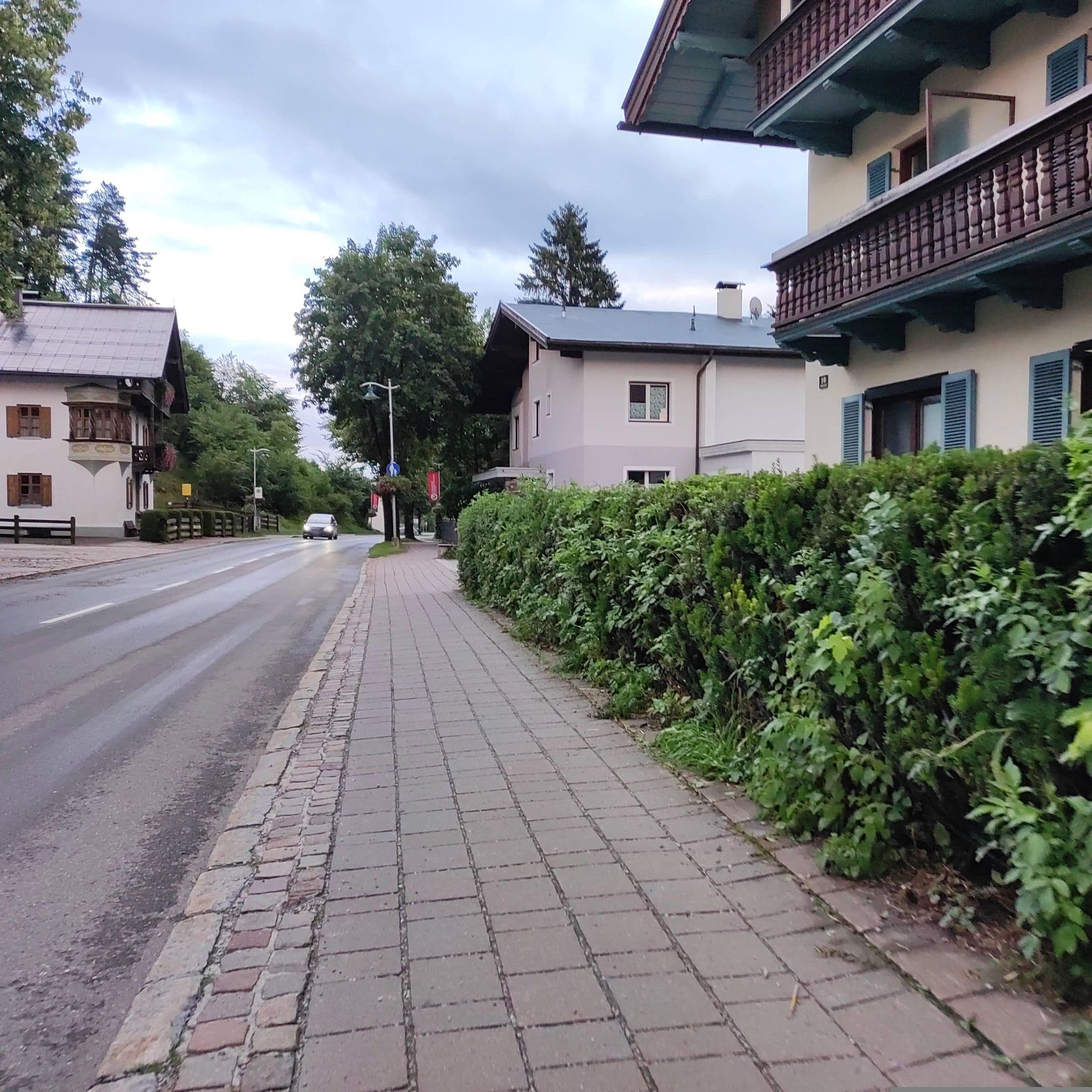 Street view near Pension Lettenbichler, Kössen — © msdess (CC BY-SA · Mapillary)