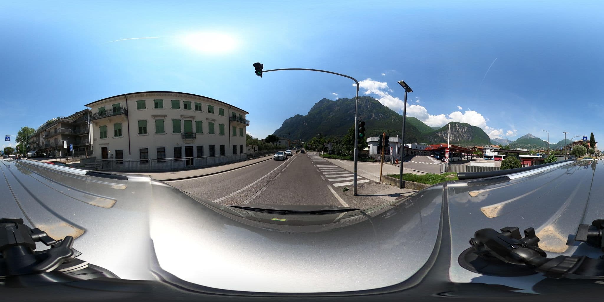 Street view near Hotel Europa SRL, Riva del Garda — © kopra (CC BY-SA · Mapillary)