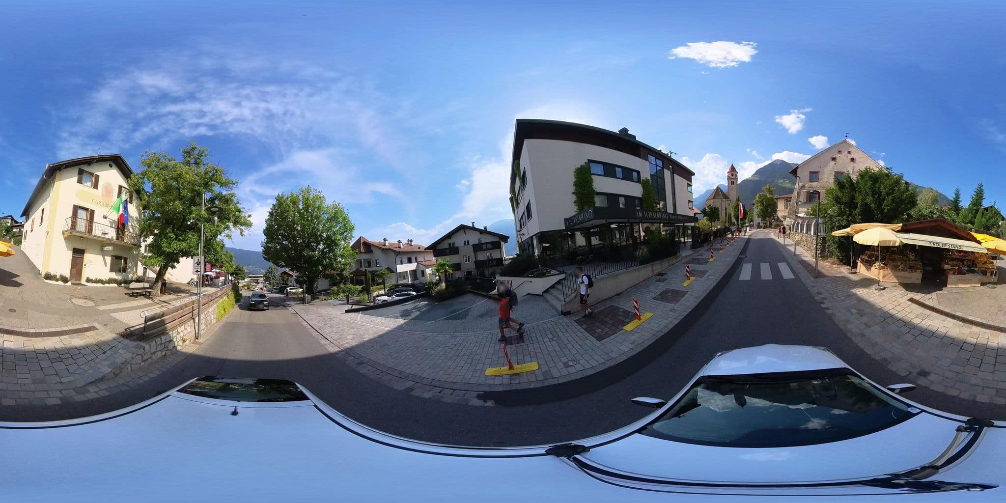 Street view near Hotel Tirolerhof ***, Tirolo — © osmplus_org (CC BY-SA · Mapillary)