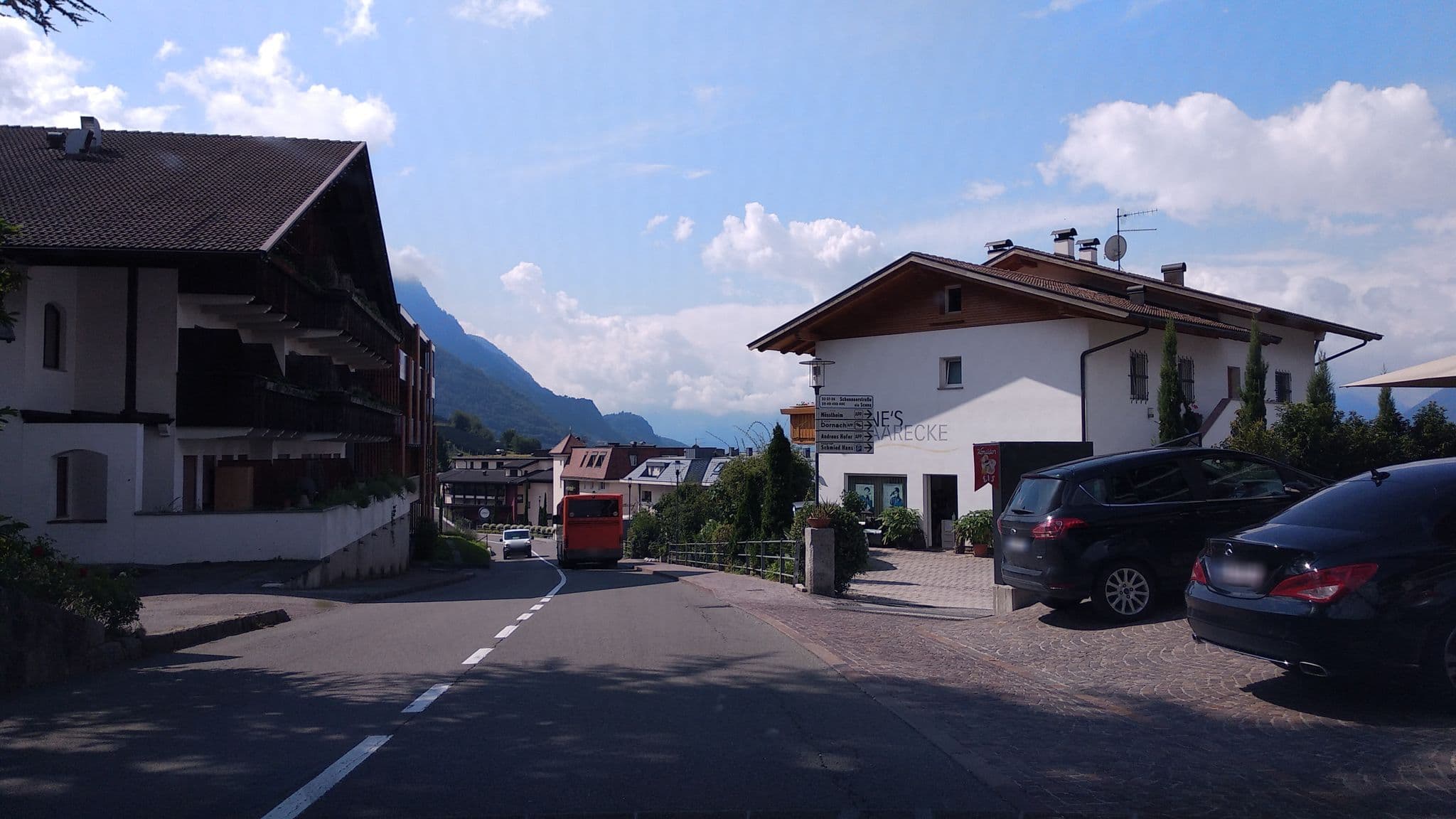 Street view near Pension Schmied Hans, Scena — © steinm (CC BY-SA · Mapillary)