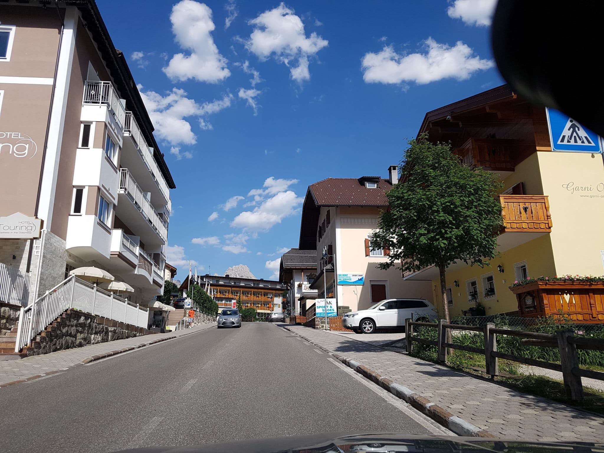 Street view near Hotel Touring Santa Cristina Val Gardena Dolomites, Santa Cristina Valgardena — © dsmm (CC BY-SA · Mapillary)