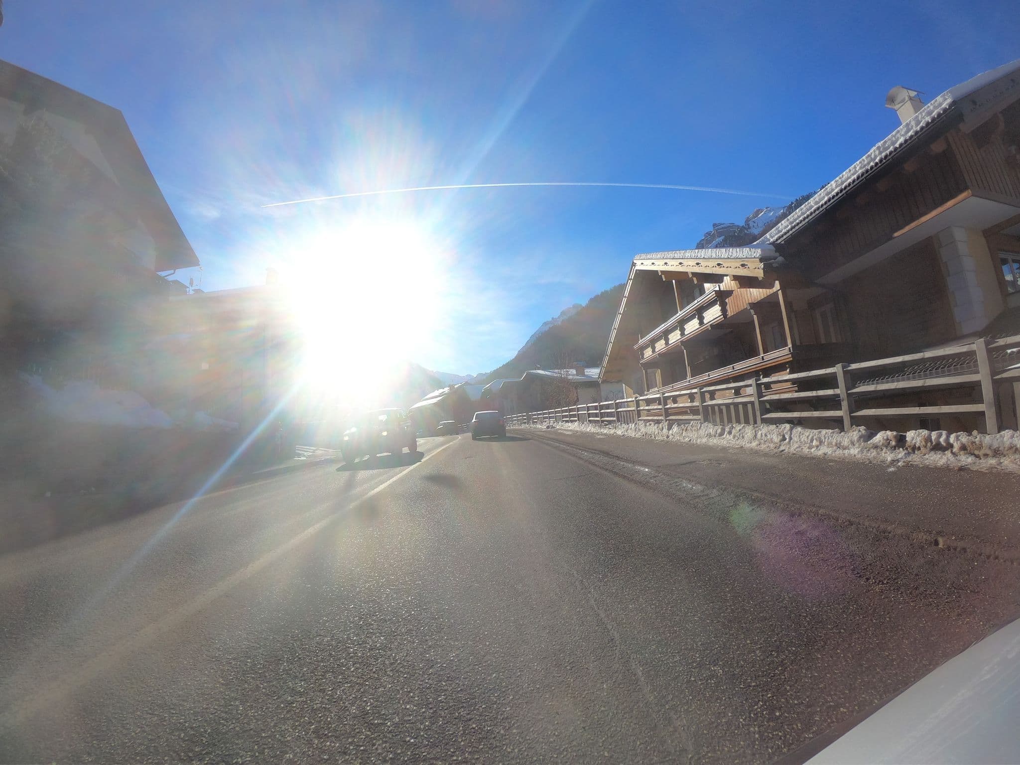 Street view near Piccolo Hotel Canazei, Canazei — © chrisbeddow (CC BY-SA · Mapillary)