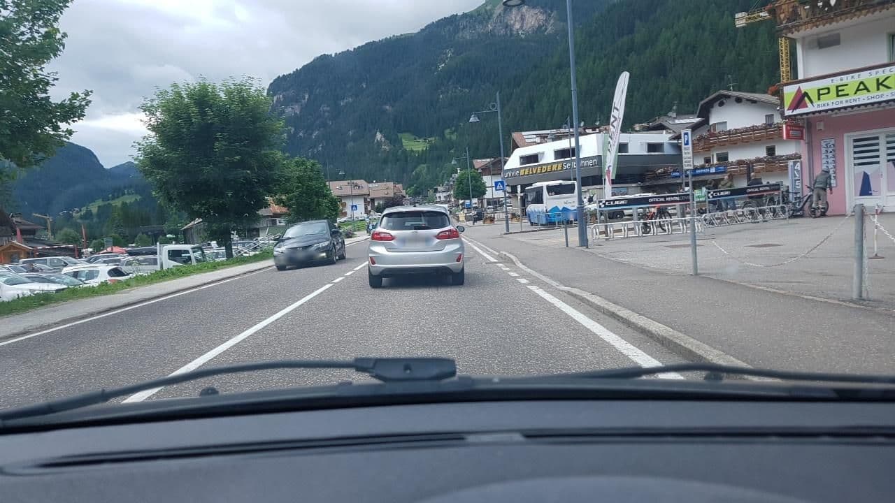 Street view near Apartment Sellaronda Canazei, Canazei — © mik007 (CC BY-SA · Mapillary)