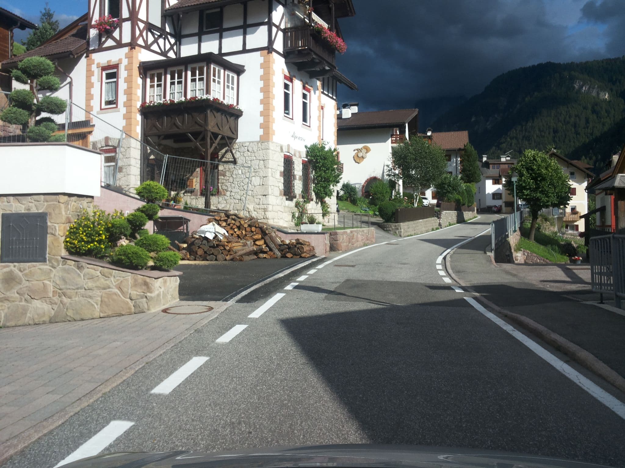 Street view near Pensione Belaval, Ortisei — © musuruan (CC BY-SA · Mapillary)