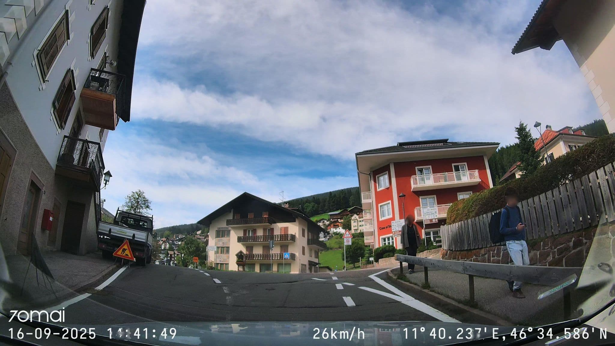 Street view near Apartments Ansciuda, Ortisei — © doriel (CC BY-SA · Mapillary)