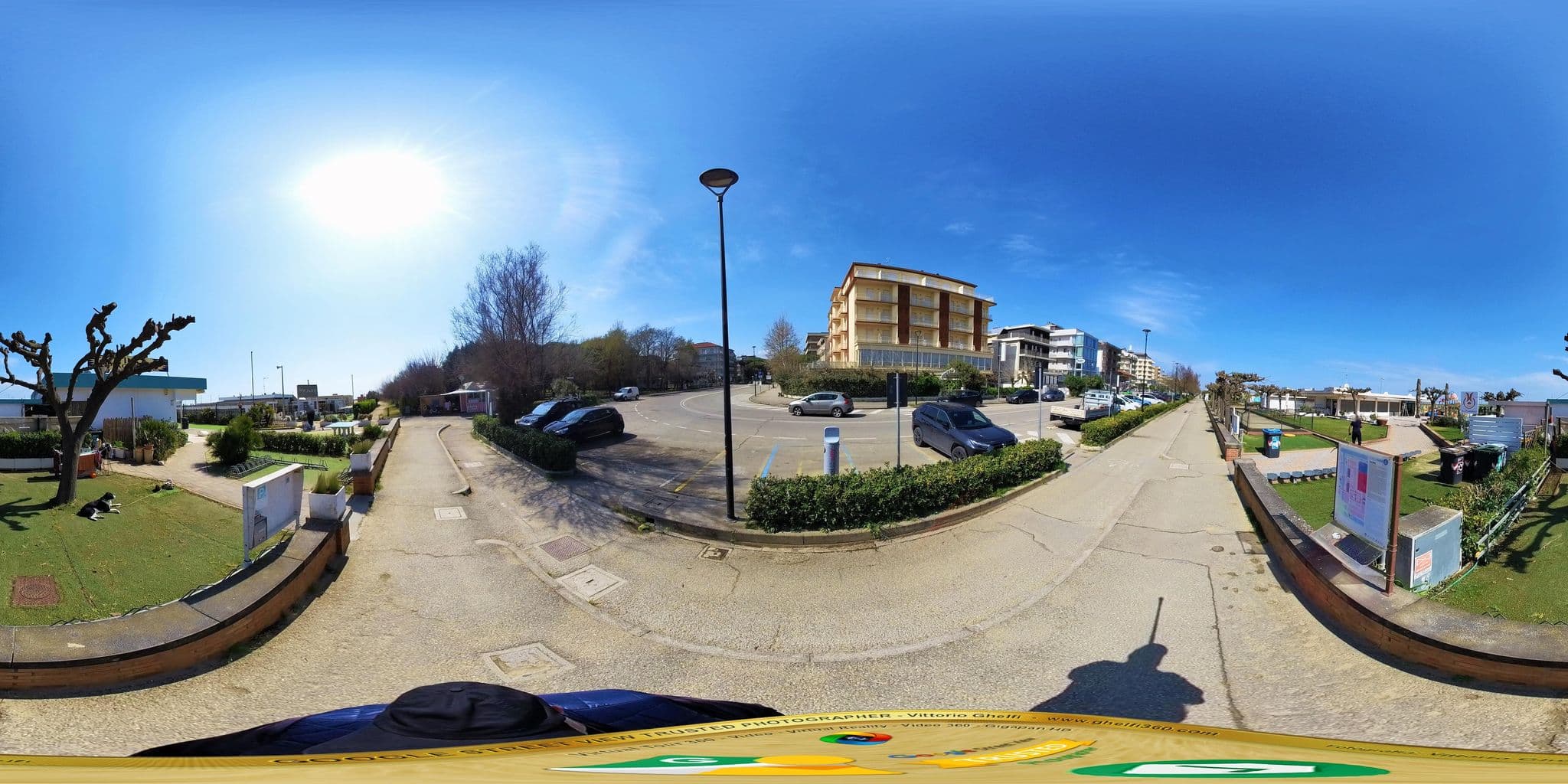 Street view near Bagno Tino 148, Pinarella — © Ghelfi360 (CC BY-SA · Mapillary)