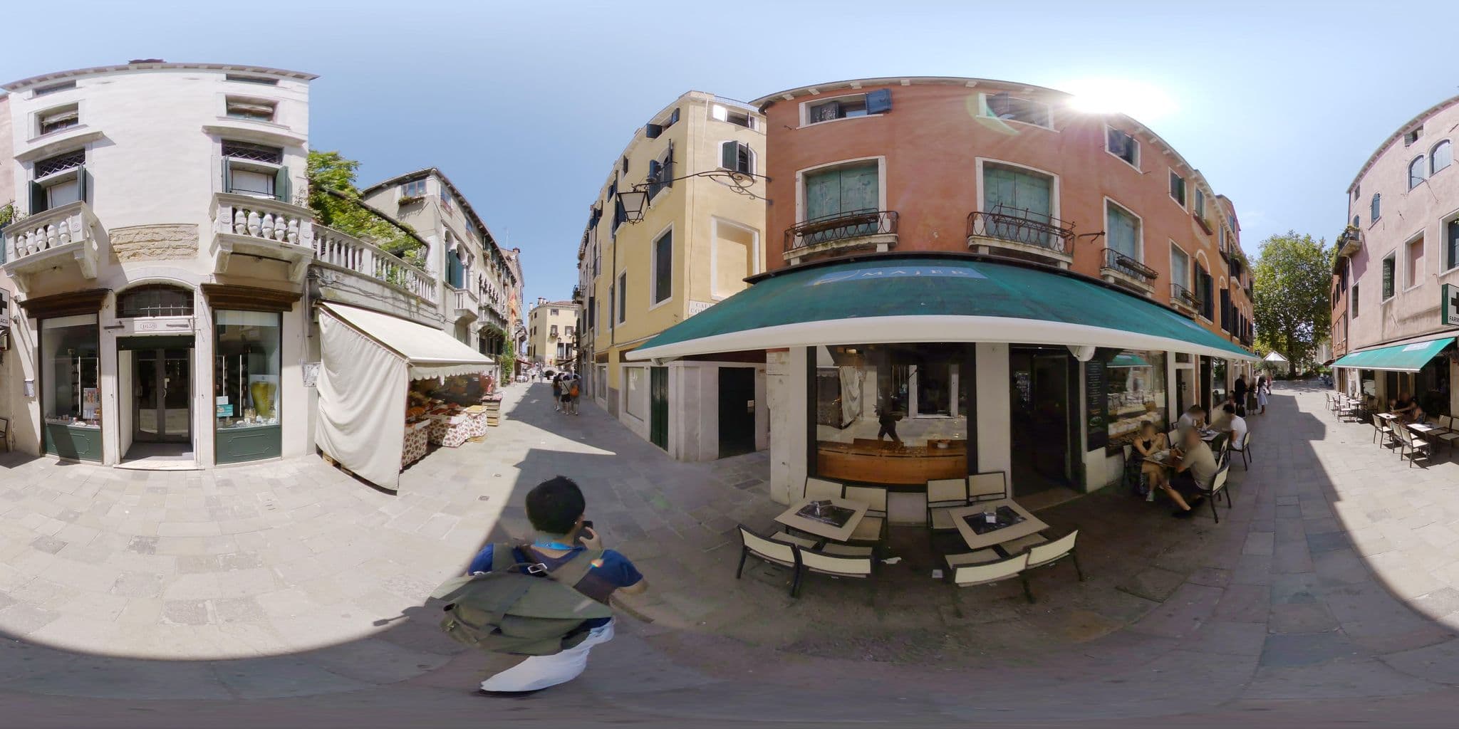 Street view near Cà Cortigiane Suite, Venice — © mapconcierge (CC BY-SA · Mapillary)