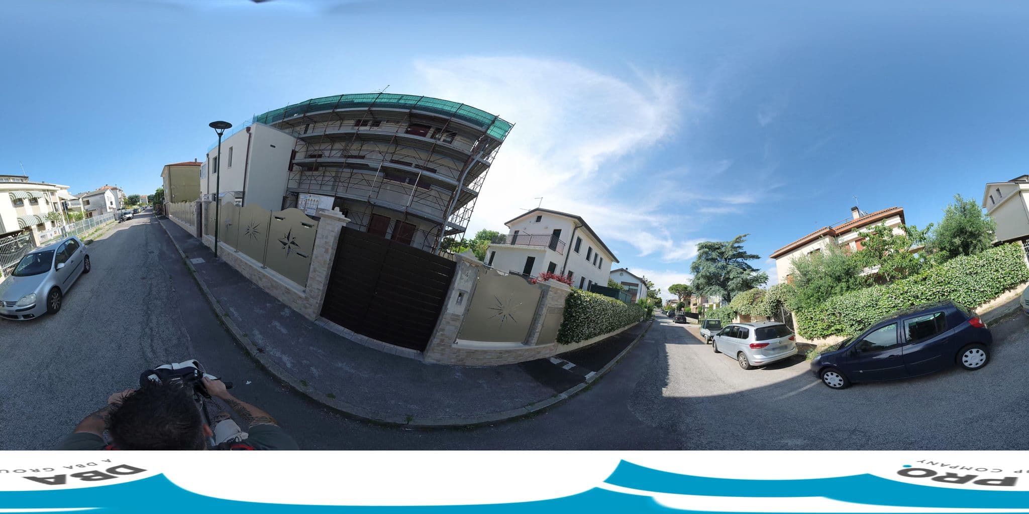Street view near Ca' Giobbe, Lido — © federicodebetto (CC BY-SA · Mapillary)