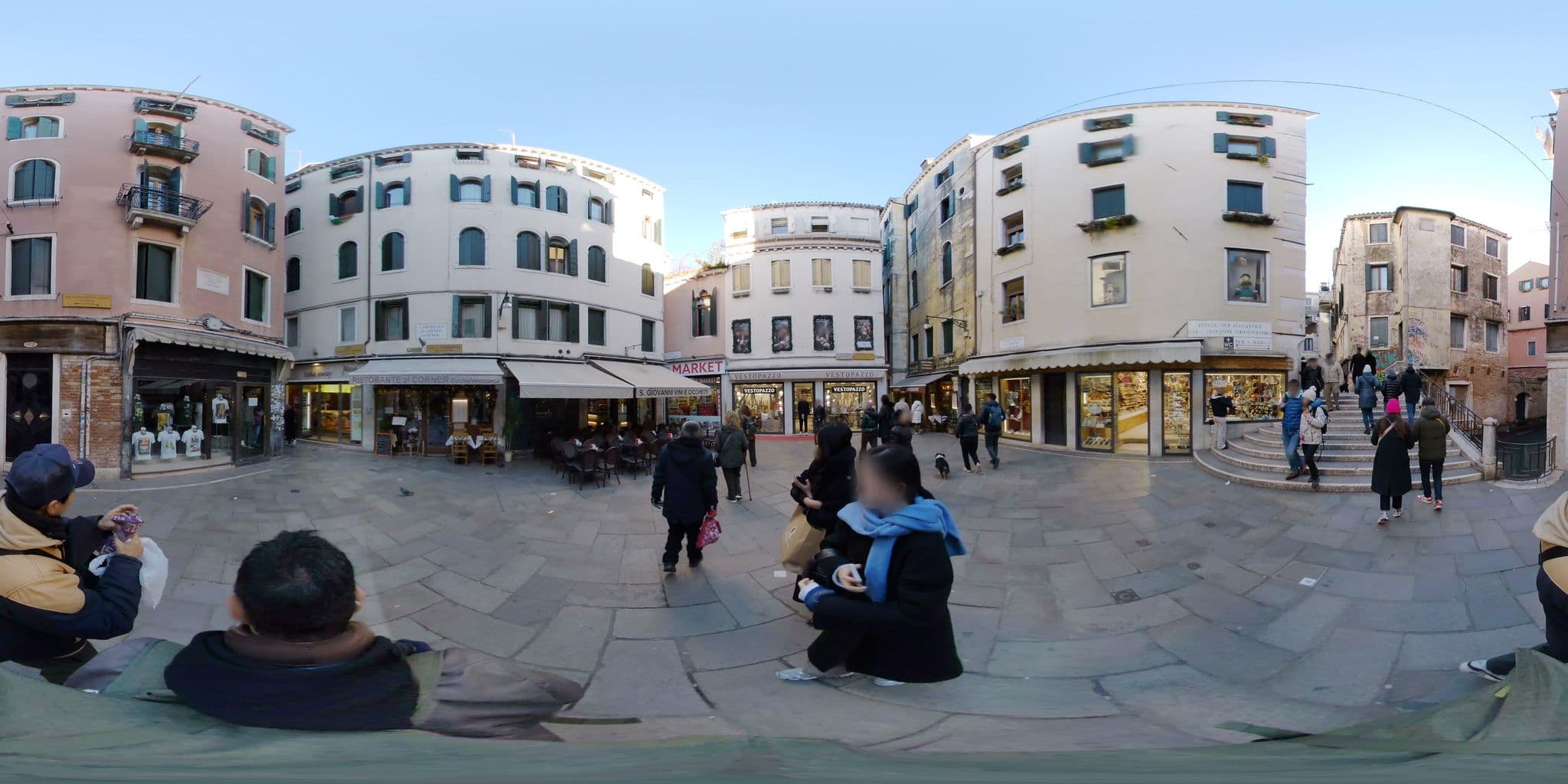 Street view near Pensione Al Campiello, Venice — © mapconcierge (CC BY-SA · Mapillary)