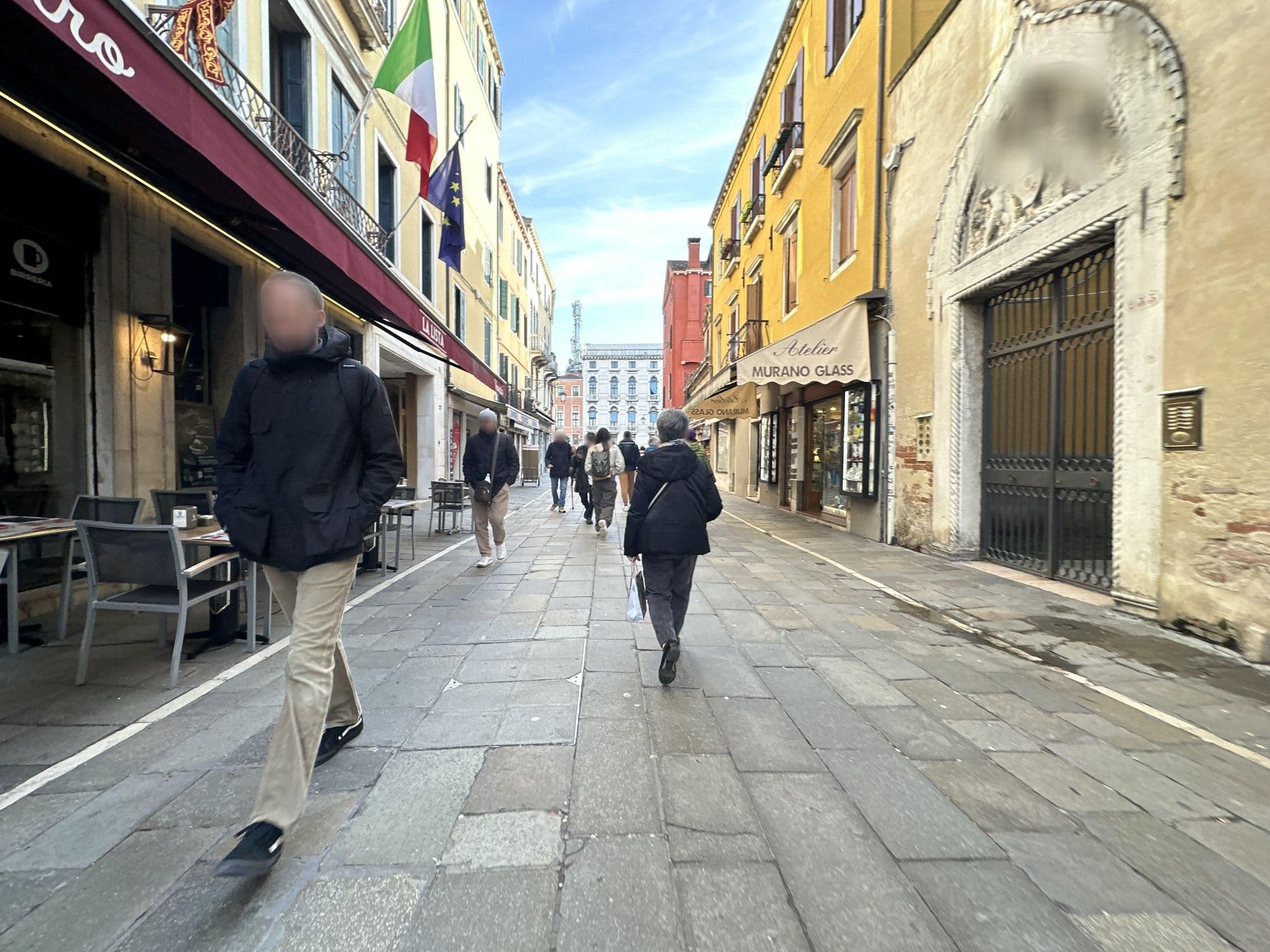 Street view near Adriatico Hotel Venice, Venice — © quickness805 (CC BY-SA · Mapillary)