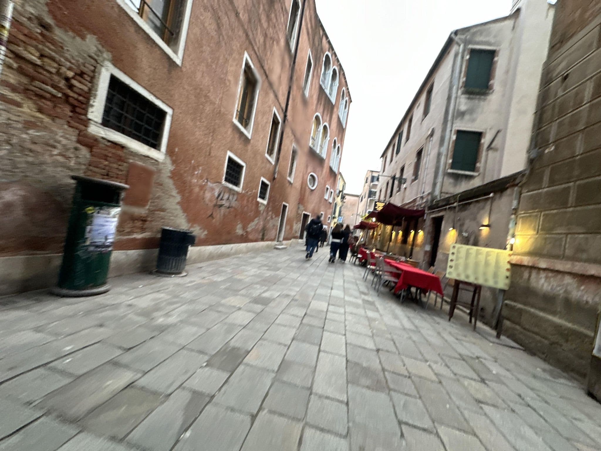 Street view near Albergo Al Tolentini, Venice — © quickness805 (CC BY-SA · Mapillary)