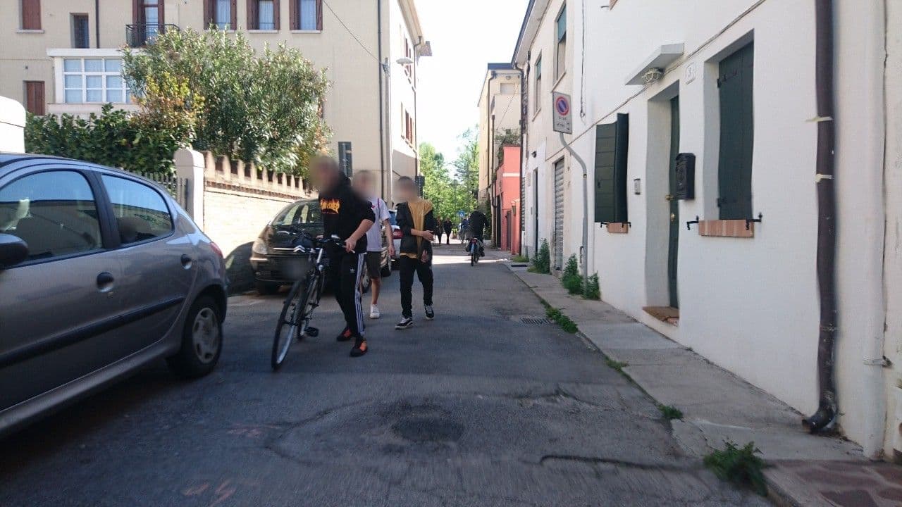 Street view near Hotel Kappa, Mestre — © voschix (CC BY-SA · Mapillary)