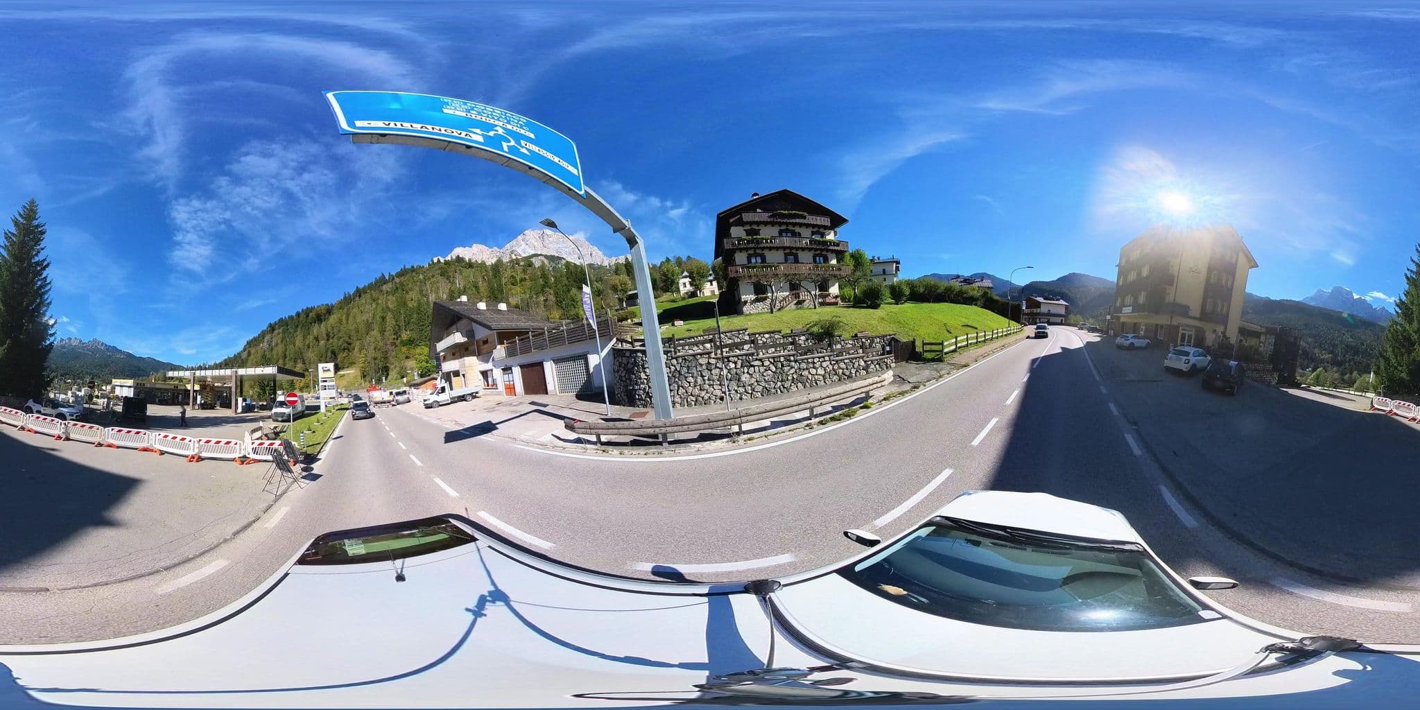 Street view near Corte delle Dolomiti, Valle di Cadore — © osmplus_org (CC BY-SA · Mapillary)