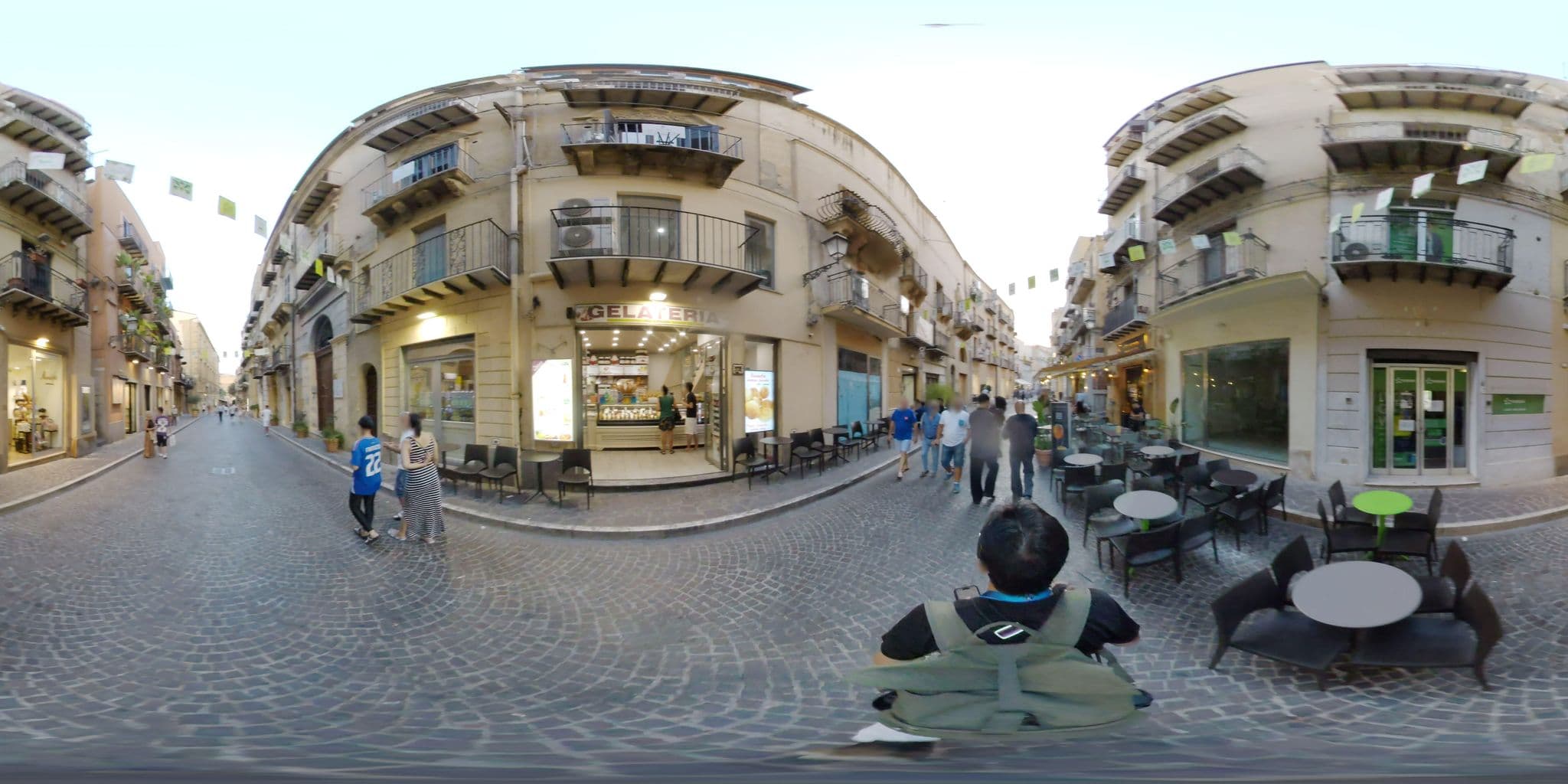 Street view near B&B Marchese Sala Agrigento, Agrigento — © mapconcierge (CC BY-SA · Mapillary)